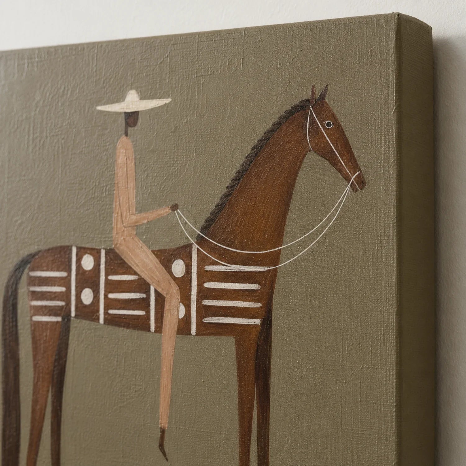 Vintage Americana Art | Still Reins Western Canvas Wall Decor