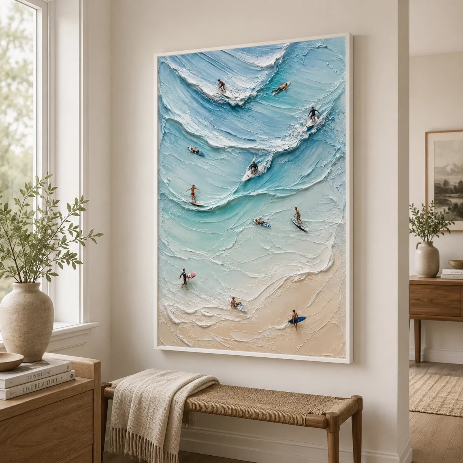 3D textured Art | Where Foam Remembers Textured Canvas Wall Art