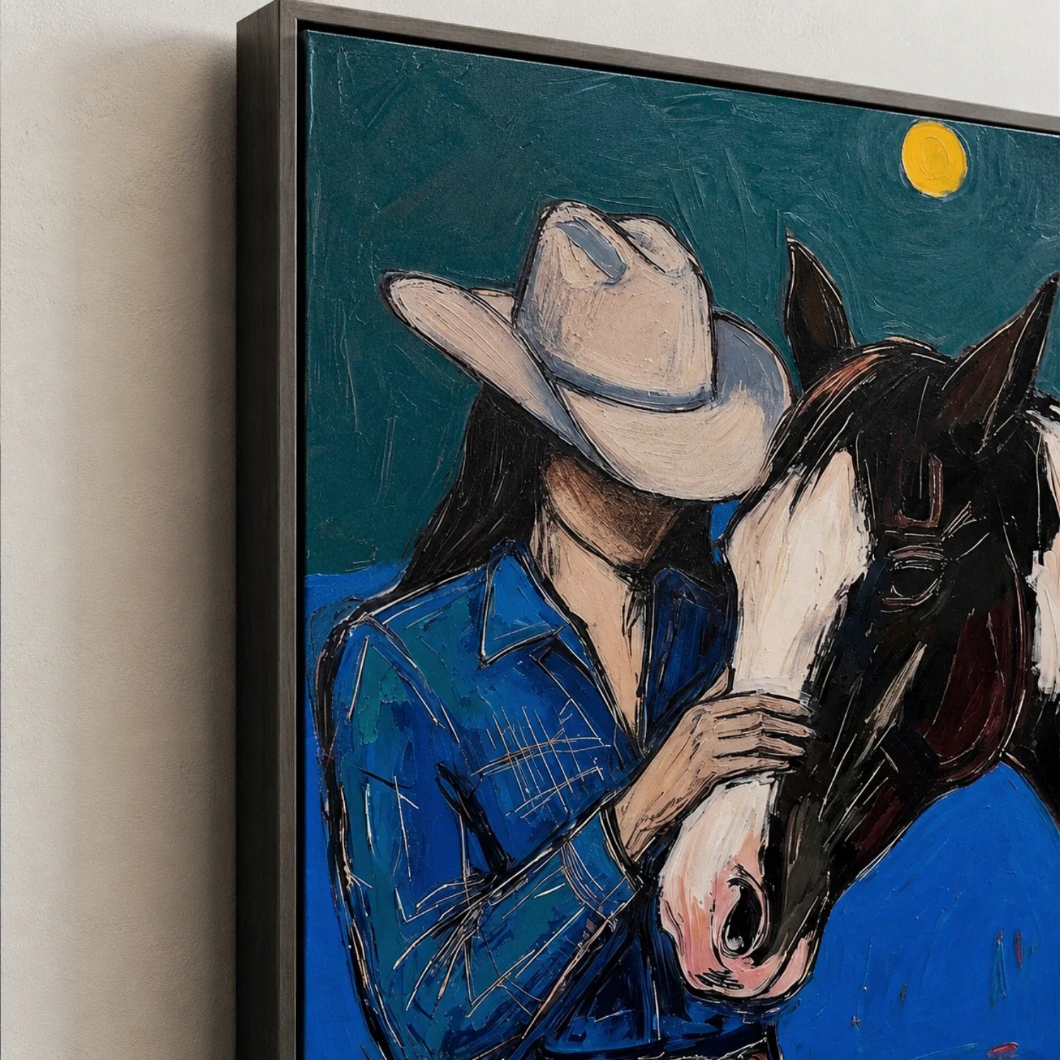 POP Art | Moon & Gentle Bond Colorful Living Room Wall Decor