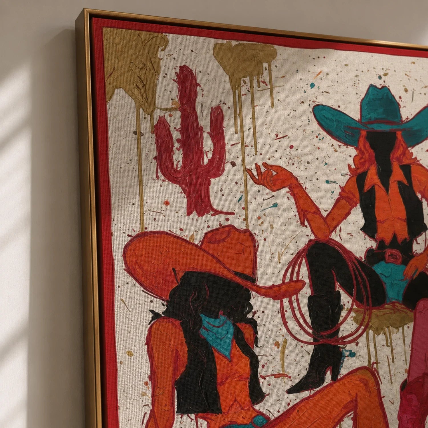 POP Art | Cowgirl Night Western Cowgirl Wall Art