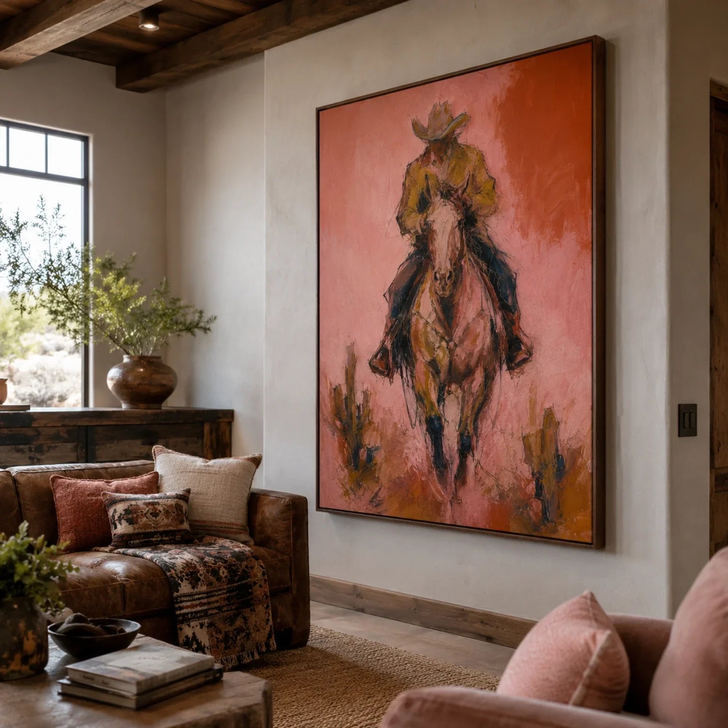 POP Art | The Hour Between Dust and Bloom Colorful Living Room Wall Decor