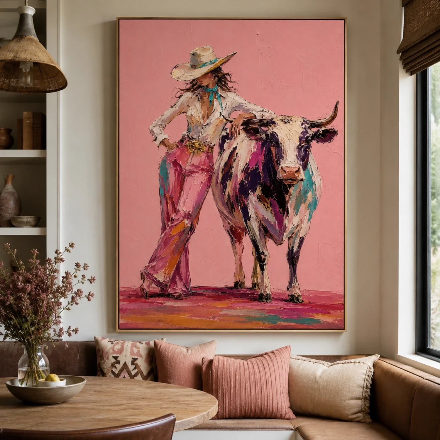 POP Art | Where Dust Learns to Bloom Bold Canvas Wall Art