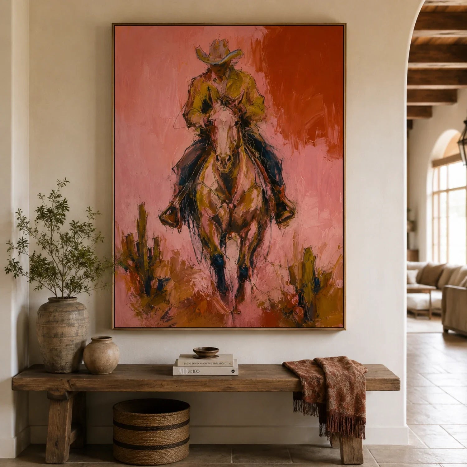 POP Art | The Hour Between Dust and Bloom Colorful Living Room Wall Decor