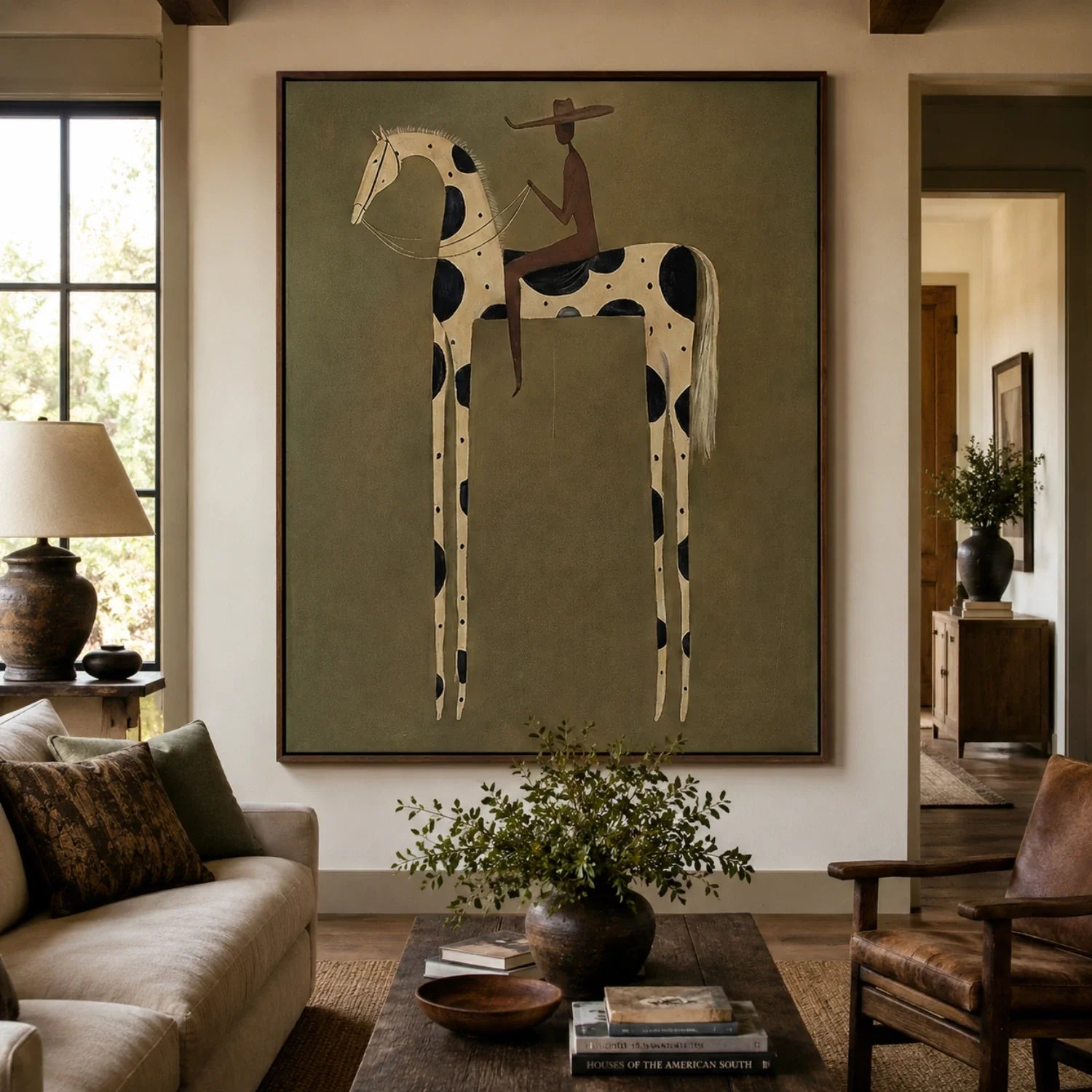Vintage Americana Art | Quiet Dominion Cowboy Western Wall Art