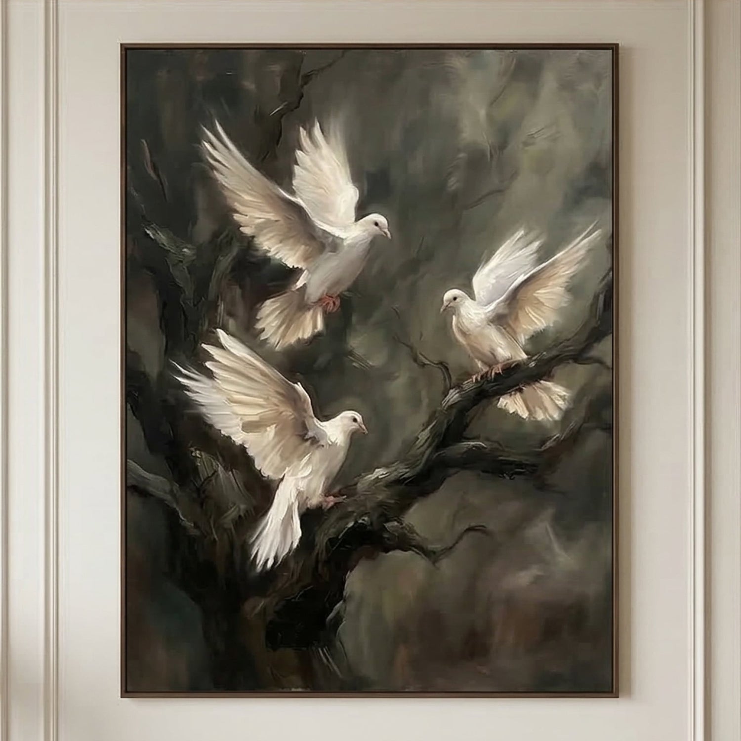 Impressionist Art | Silent Ascent Soft Living Room Wall Decor