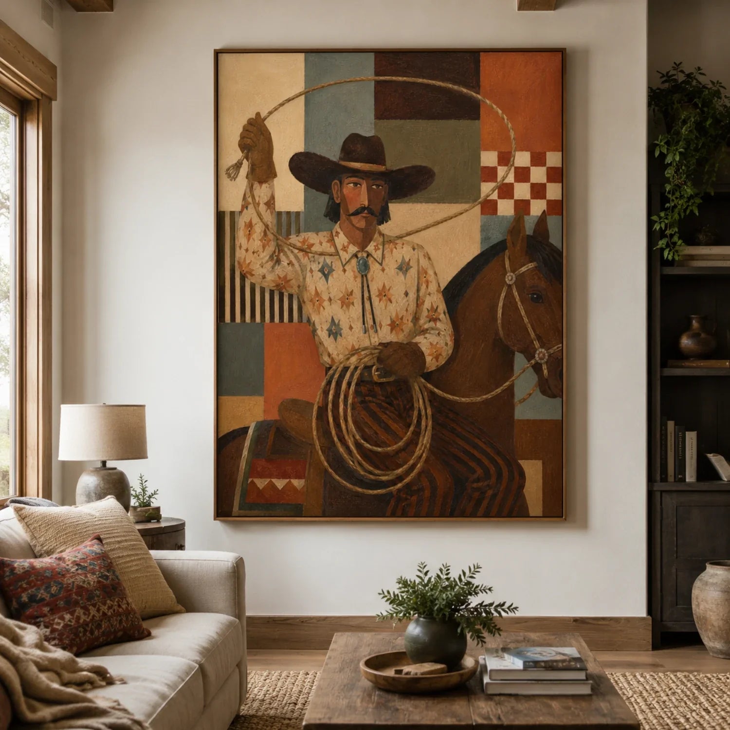 Vintage Americana Art | The Arc That Holds the Horizon Western Gallery Wall Decor
