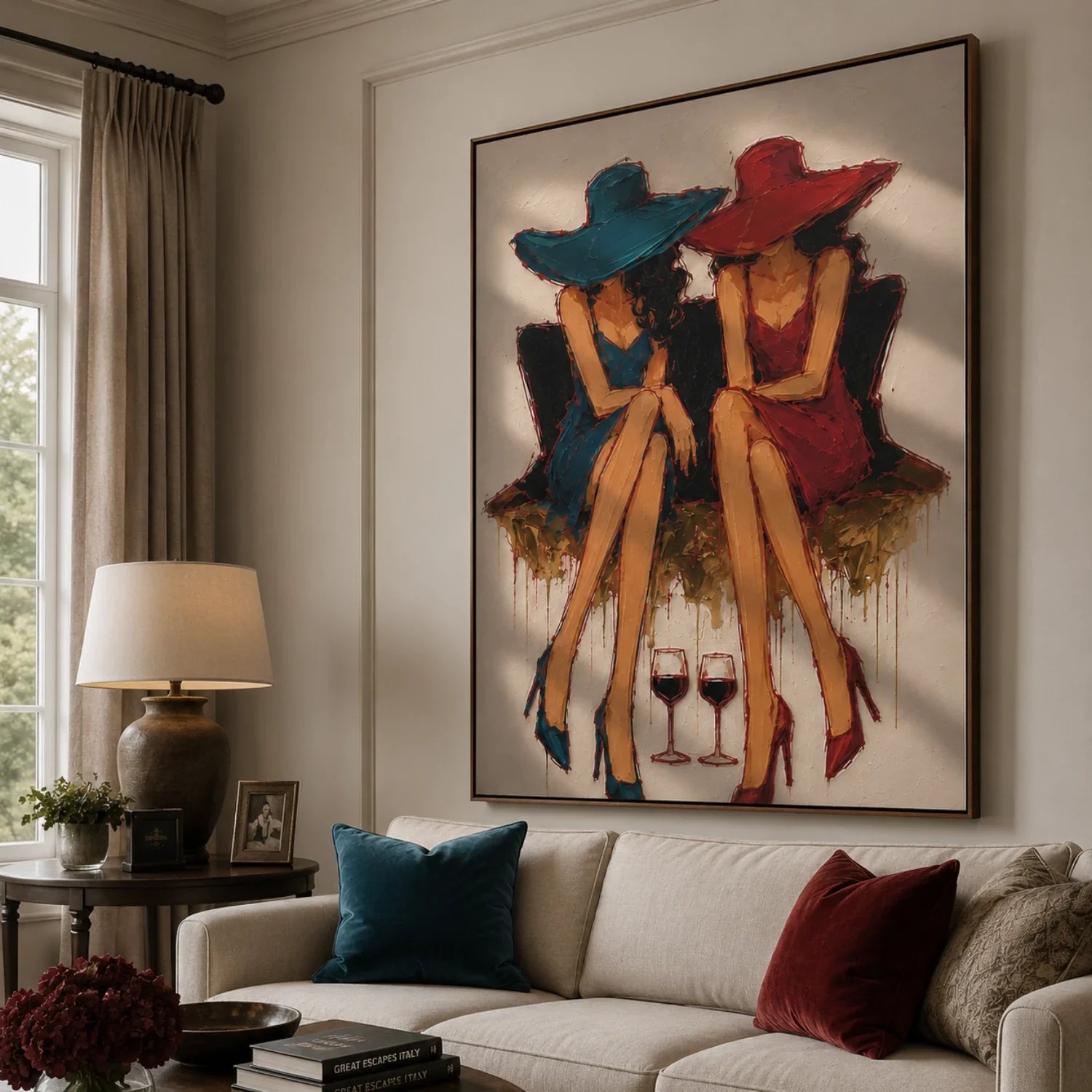POP Art | When Color Learned to Whisper Colorful Living Room Wall Decor