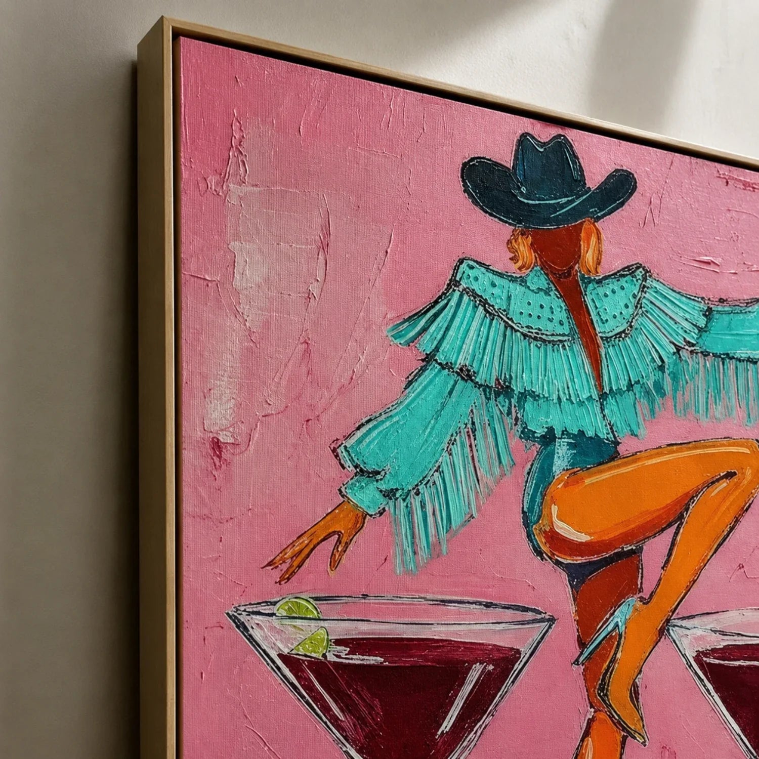 POP Art | Cowgirl's Cocktails Western Cowgirl Wall Art