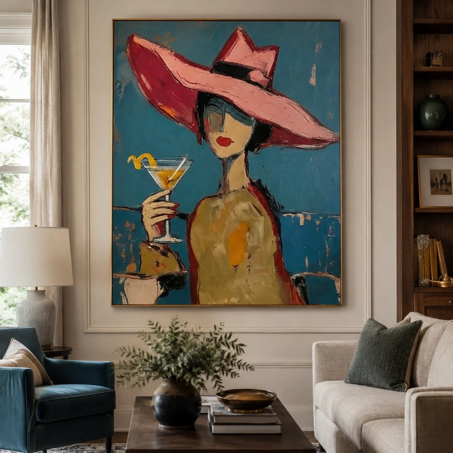 POP Art | Rosé Interval Bold Canvas Wall Art