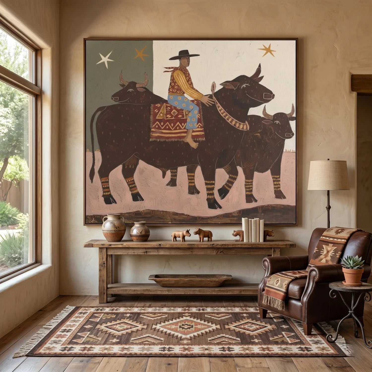 Vintage Americana Art | Star Herder Western Gallery Wall Decor