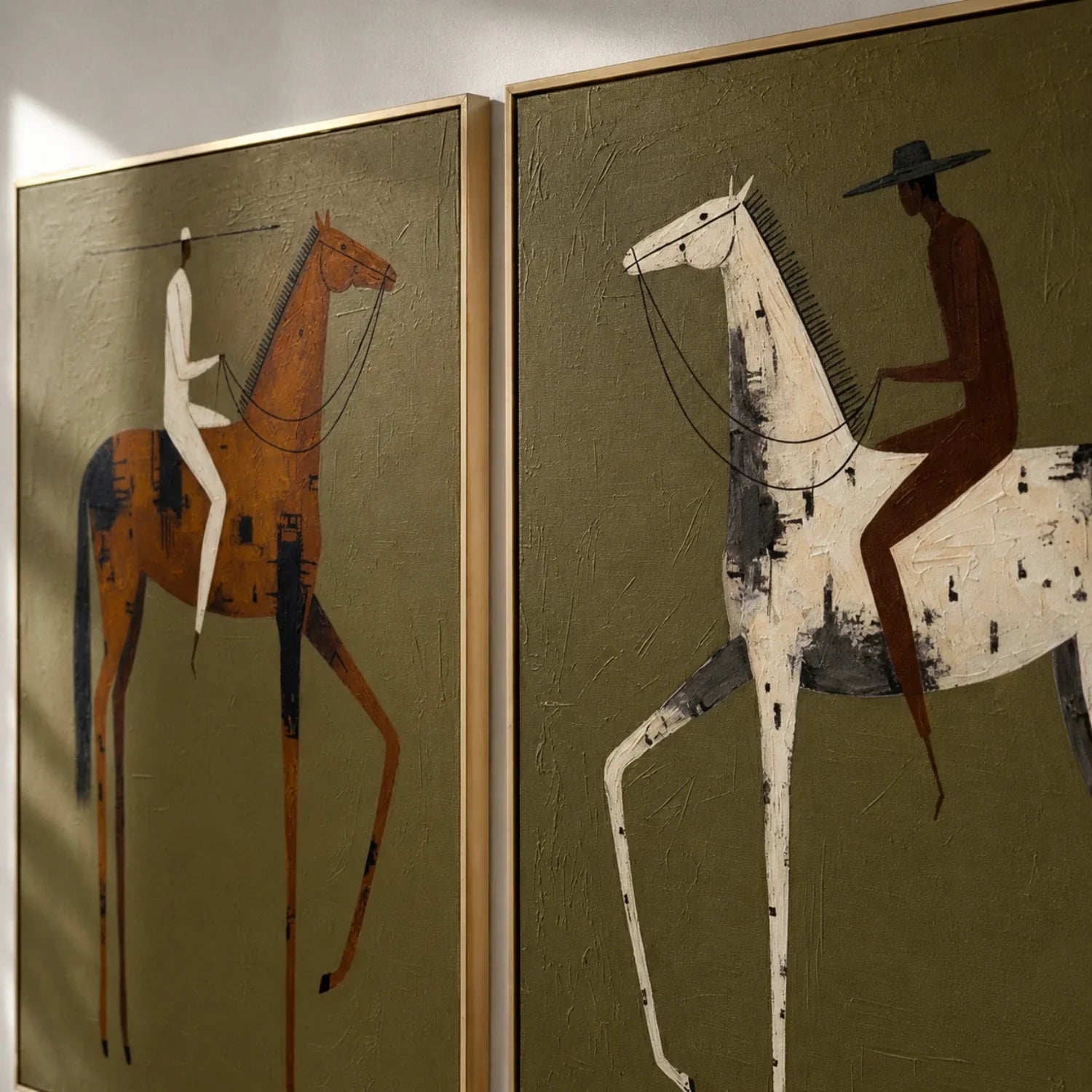 Vintage Americana Art | Olive Gallop Western Gallery Wall Decor