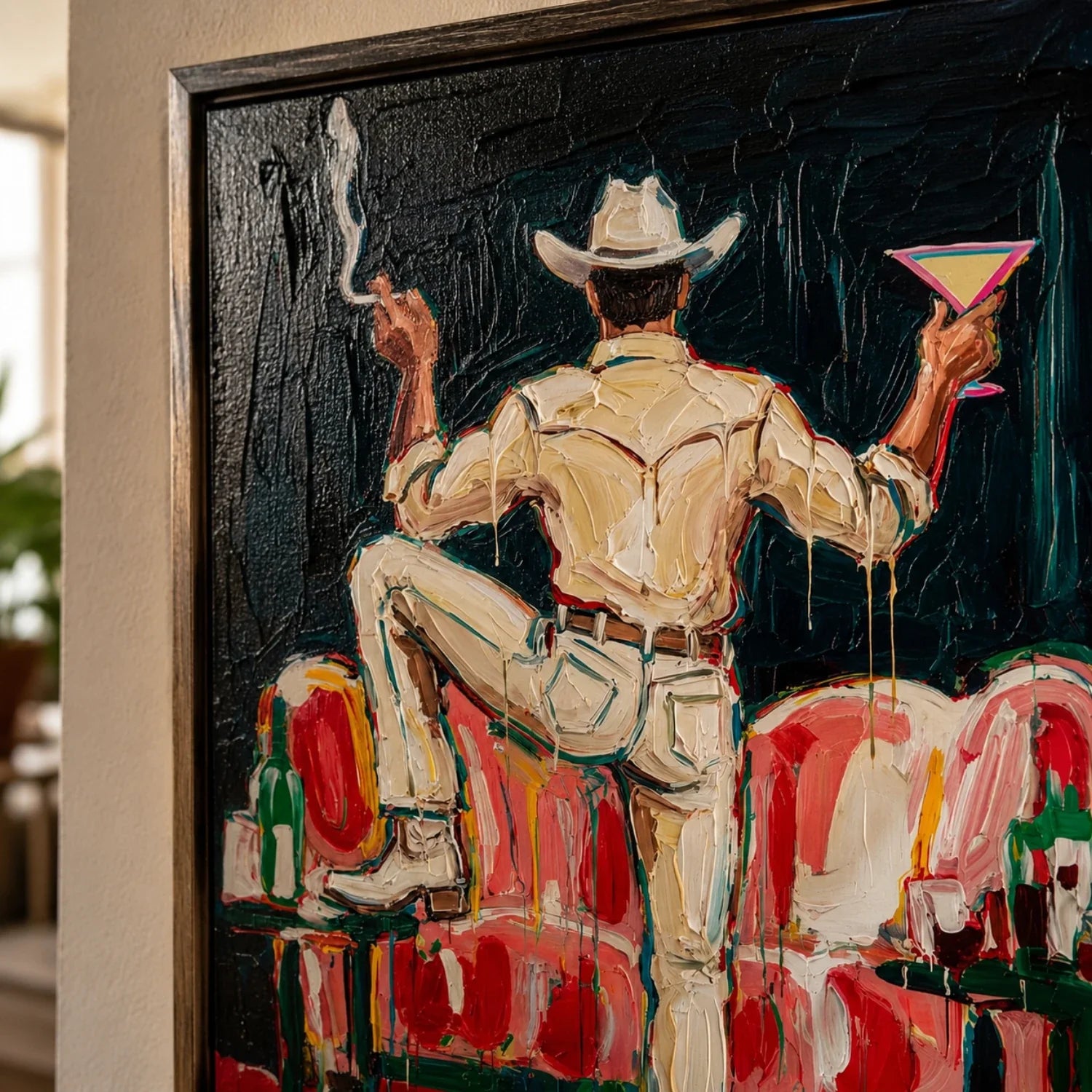 POP Art | Midnight Western Toast Western Canvas Wall Decor