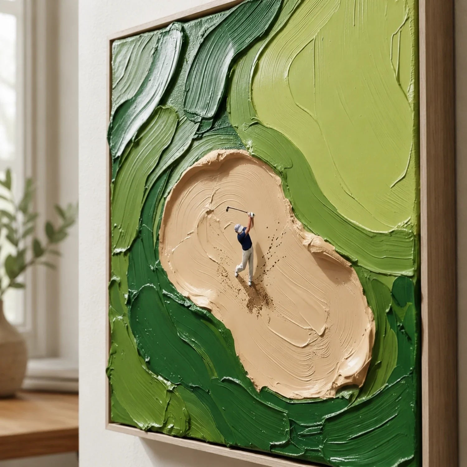 3D textured Art | Sandlit Resolve Modern Textured Wall Art