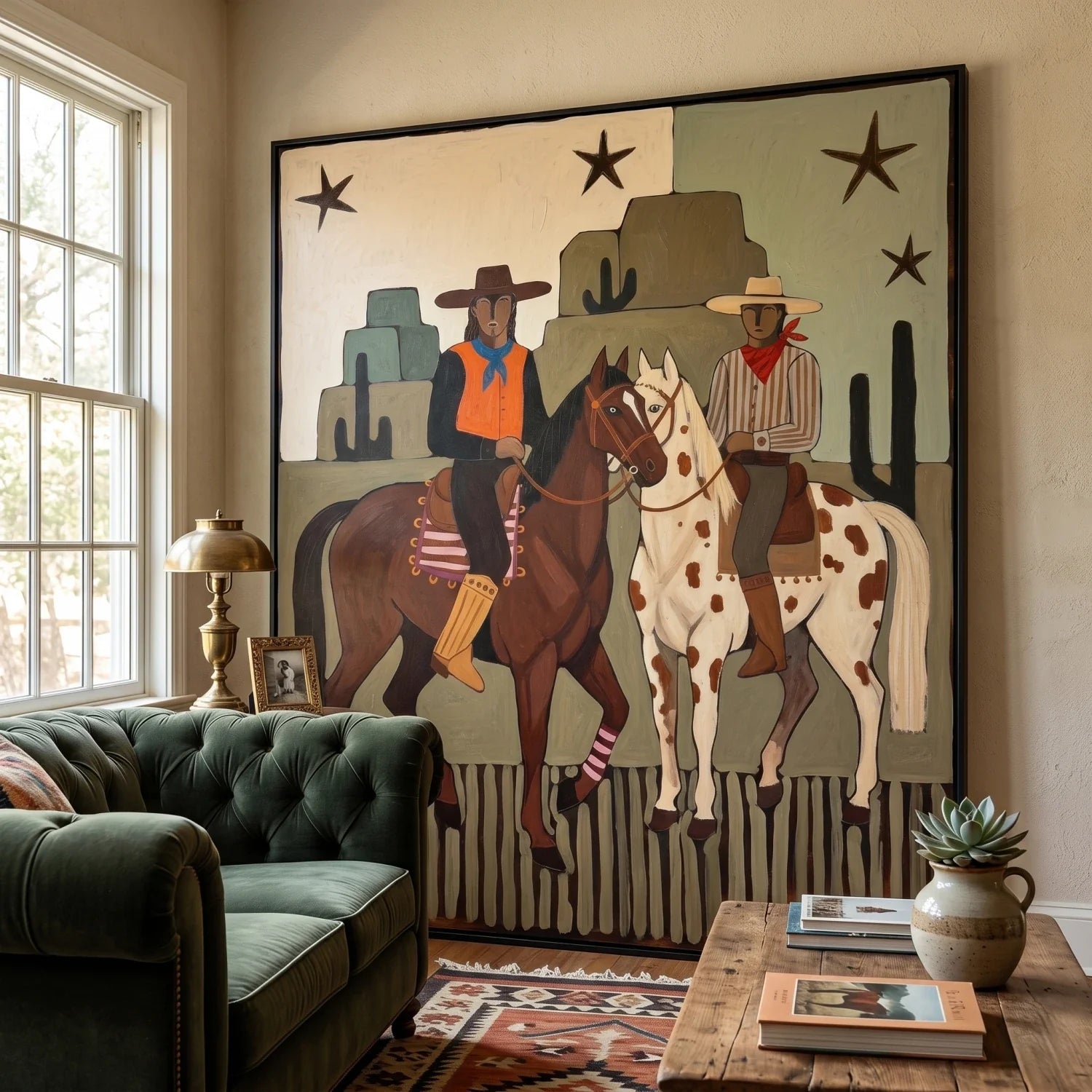 Vintage Americana Art | Where Dust Remembers Western Canvas Wall Decor