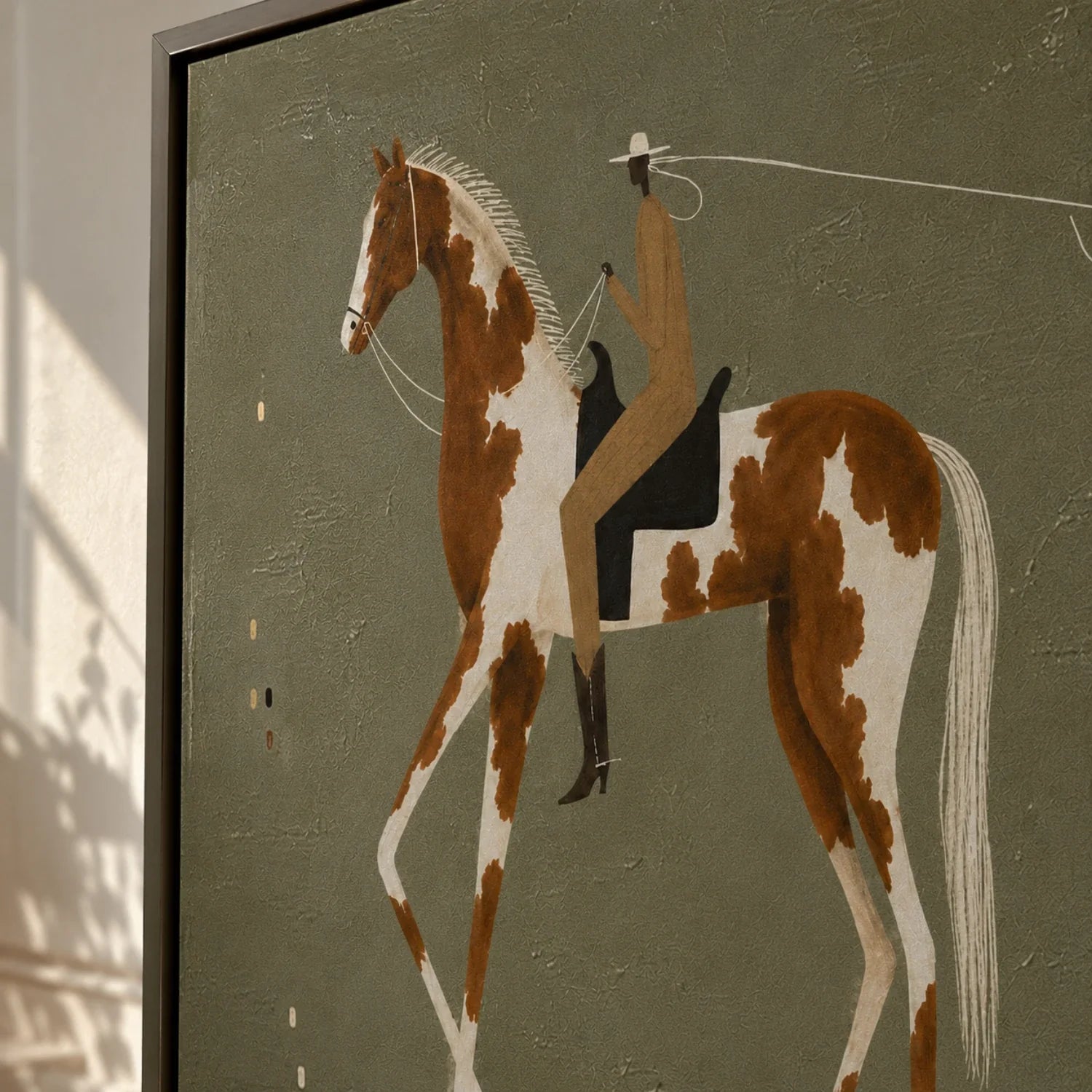 Vintage Americana Art | Ochre Reverie Western Canvas Wall Decor