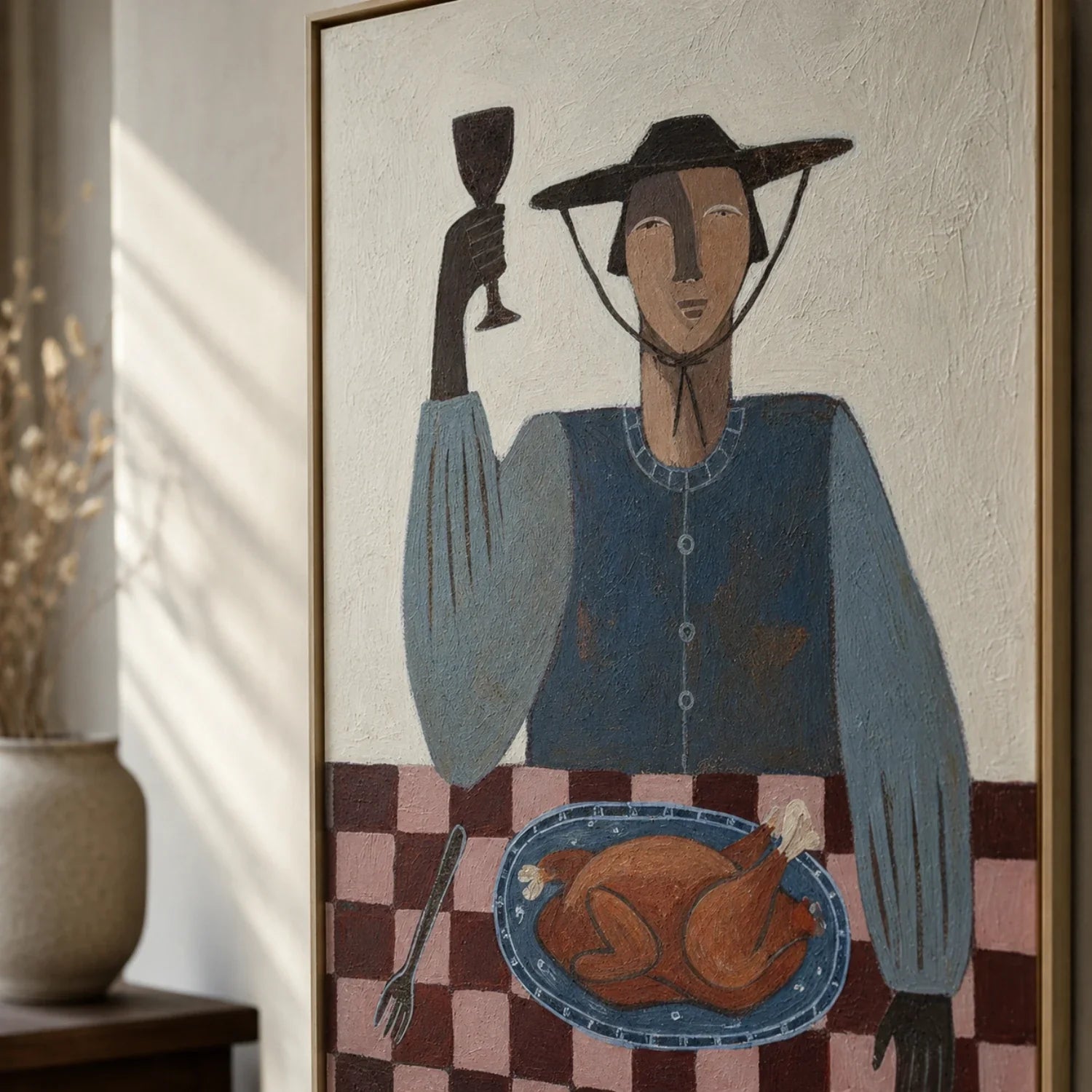 Vintage Americana Art | Toast to Harvest Western Lifestyle Wall Decor