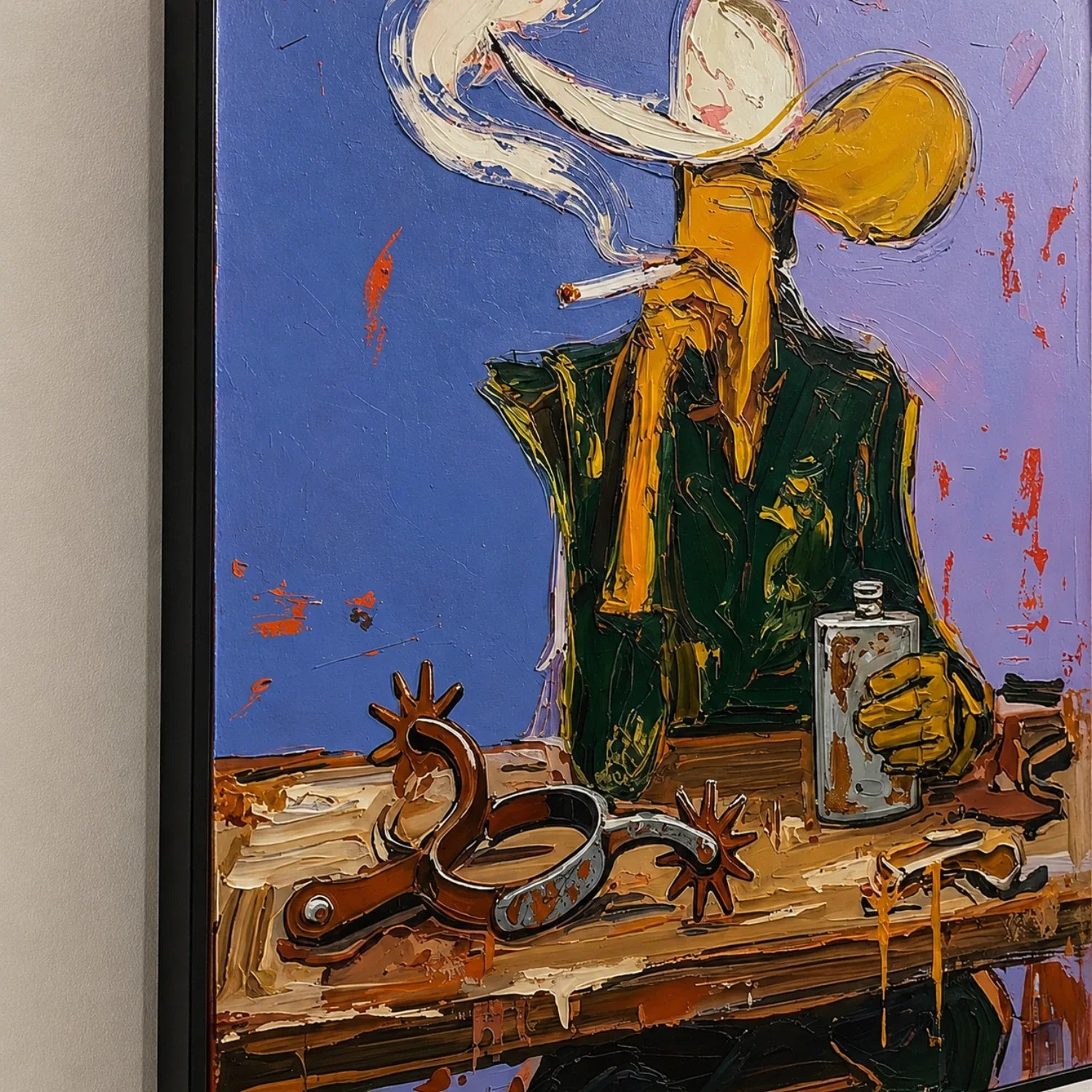 POP Art | Cowboy Repose Western Canvas Wall Decor