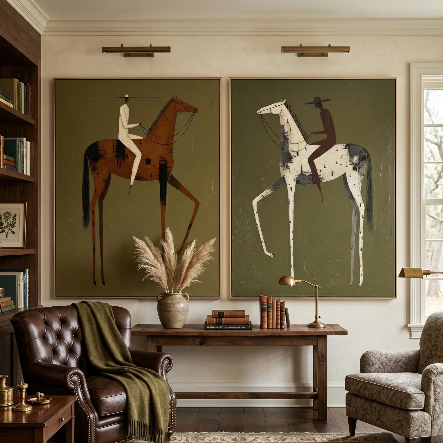 Vintage Americana Art | Olive Gallop Western Gallery Wall Decor