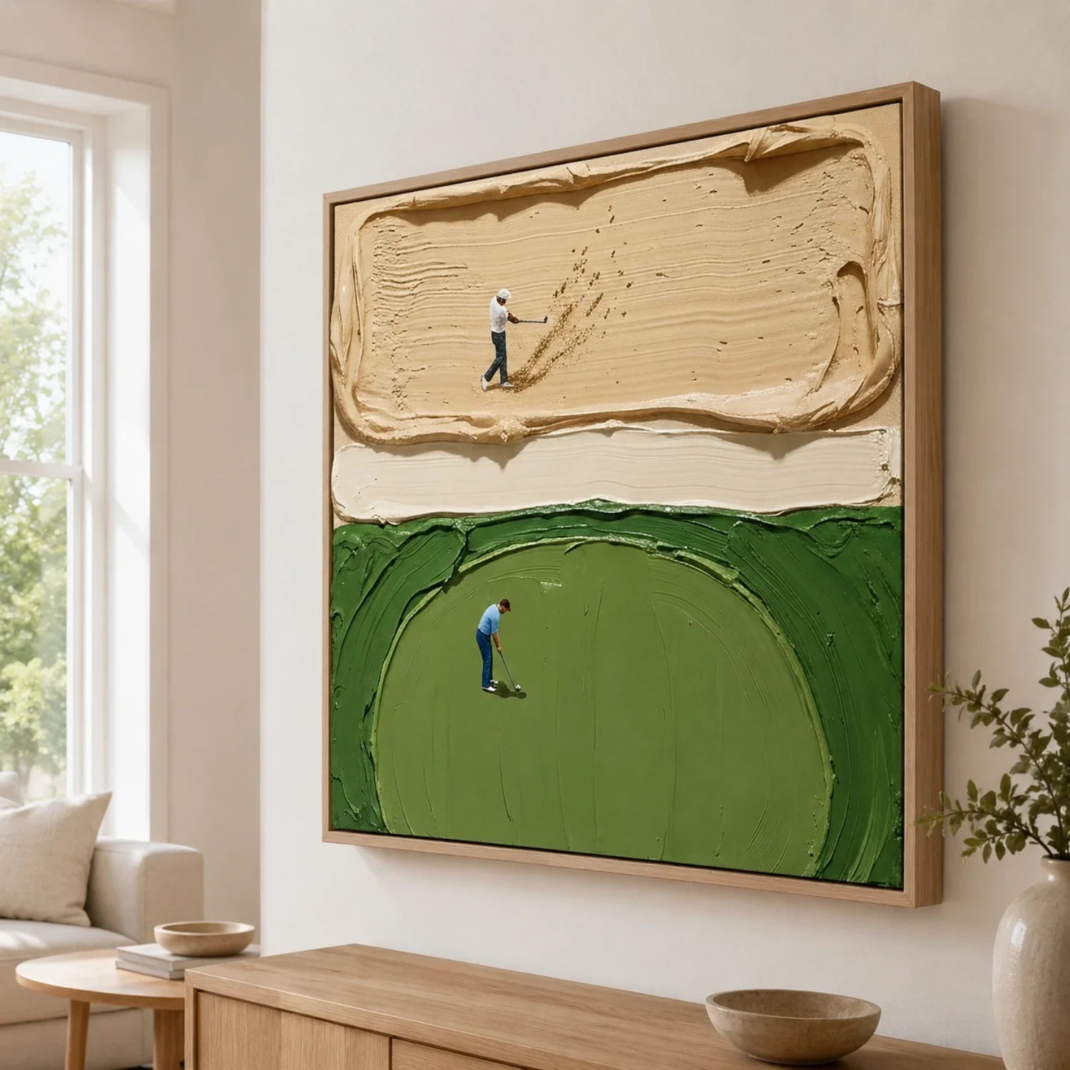 3D textured Art | Between Hazard and Grace Dimensional Living Room Wall Art