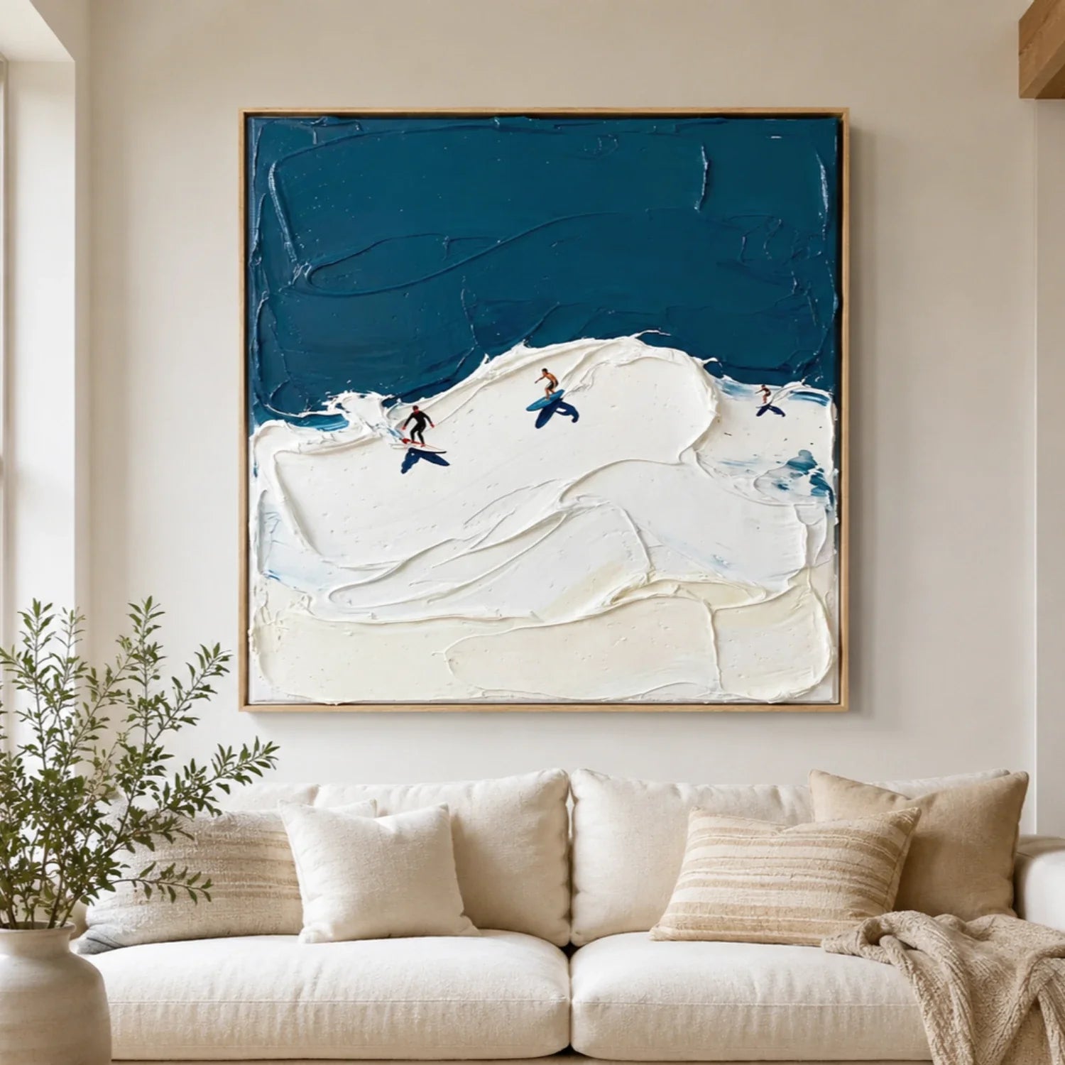 3D textured Art | Eternal Surf Coastal Textured Wall Art