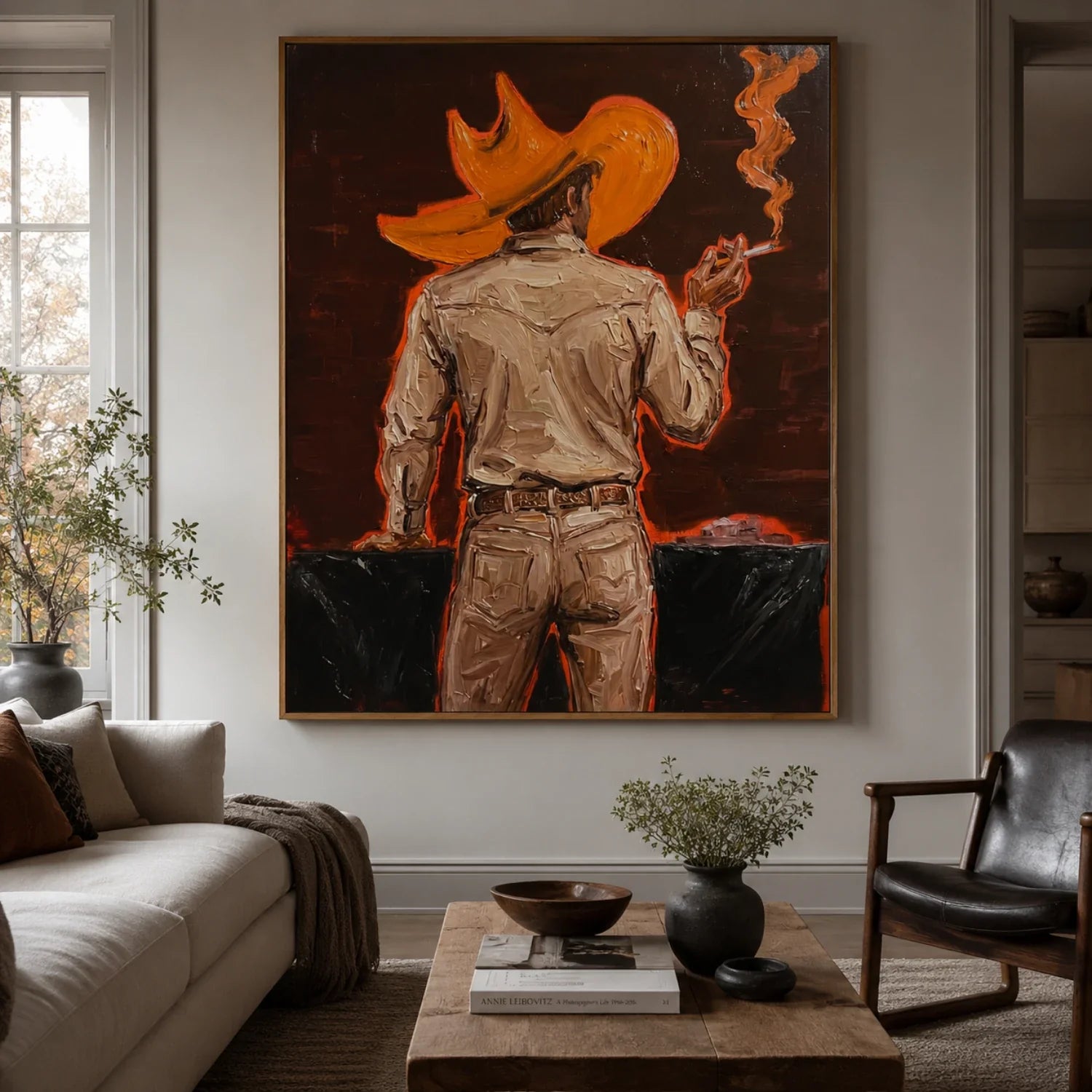 POP Art | Backlit Cowboy Western Canvas Wall Decor