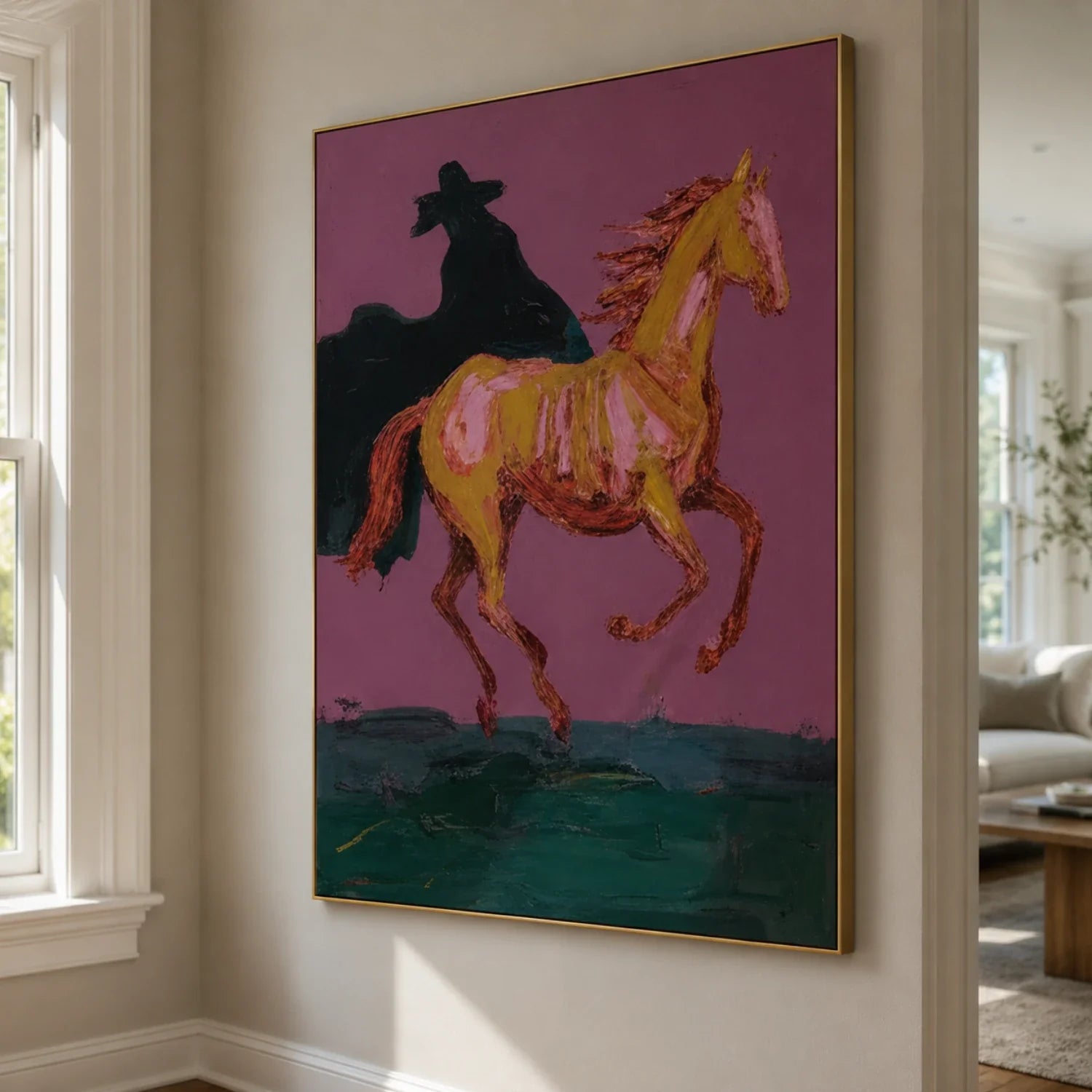 POP Art | Twilight Rider Western Canvas Wall Decor