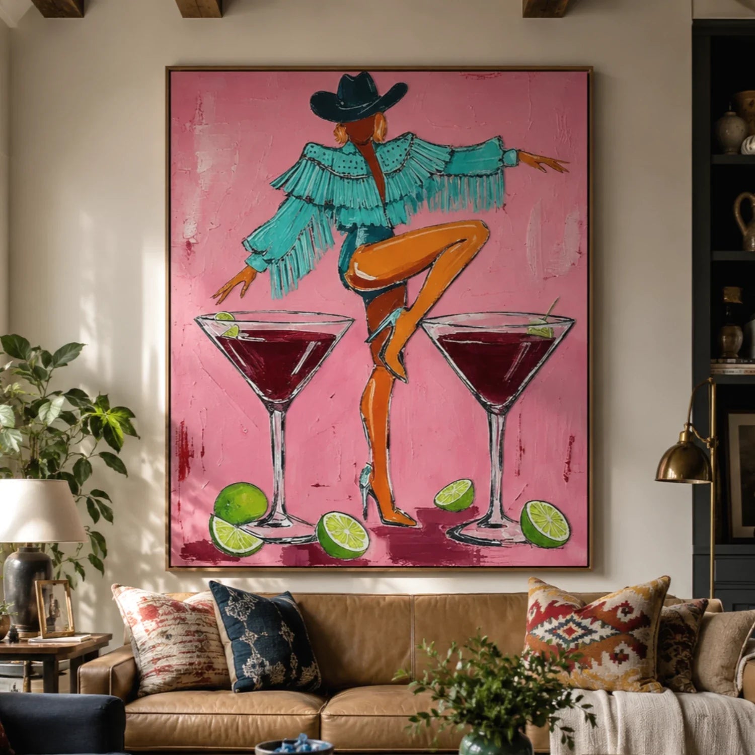 POP Art | Cowgirl's Cocktails Western Cowgirl Wall Art