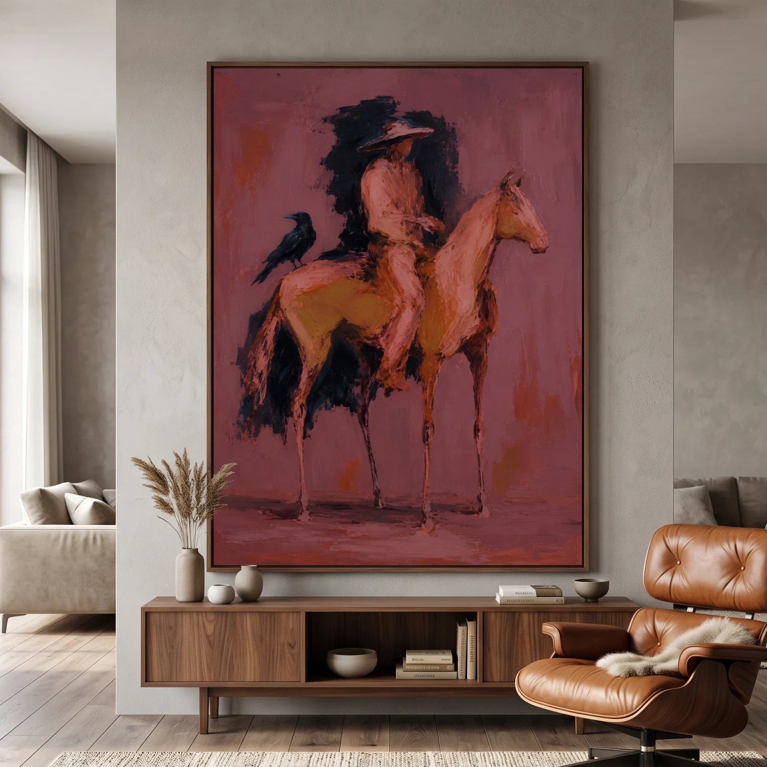 POP Art | Where the Raven Keeps Watch Colorful Living Room Wall Decor