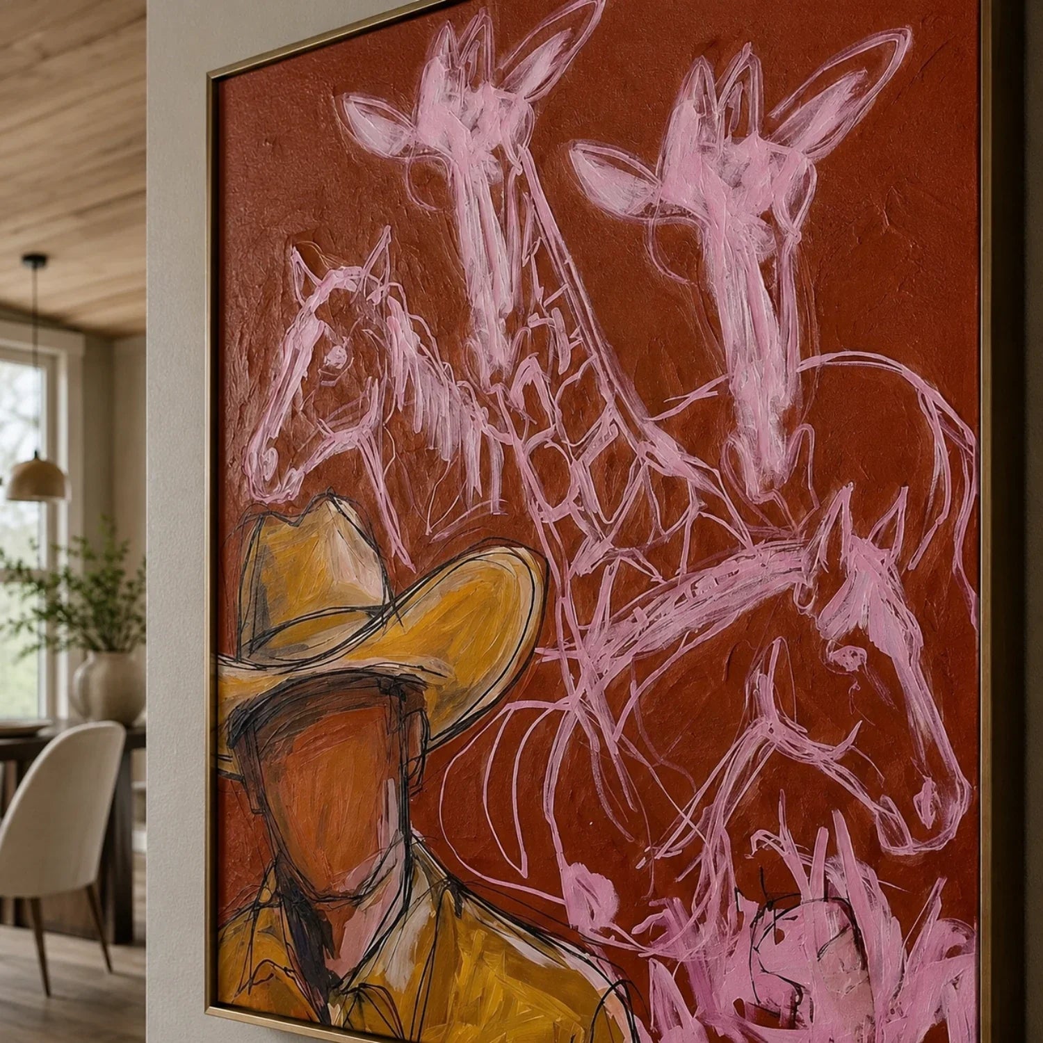 POP Art | Savanna Cowboy's Dream Western Canvas Wall Decor