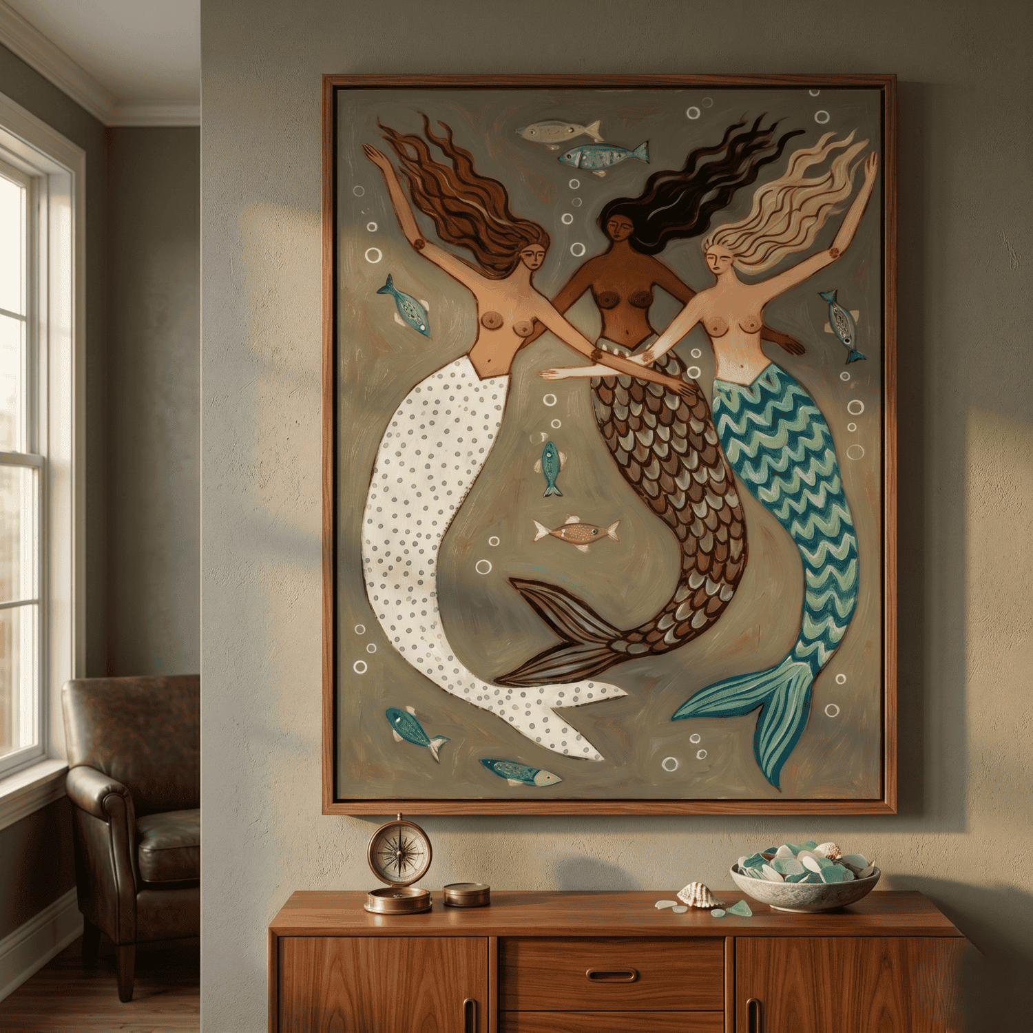 Surreal Art | Chromatic Tide Dreamlike Canvas Wall Art