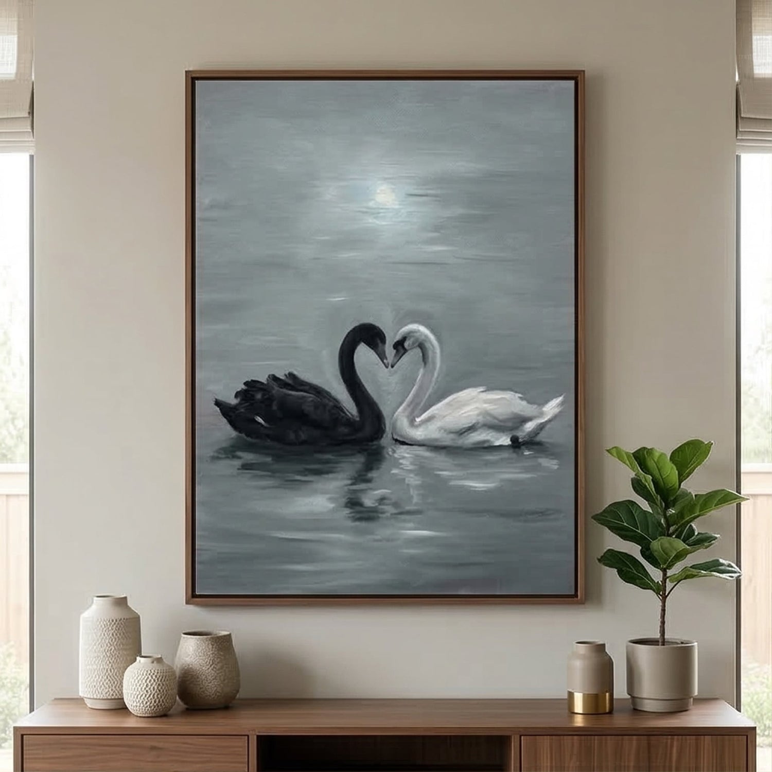 Impressionist Art | Twin Silence Soft Living Room Wall Decor