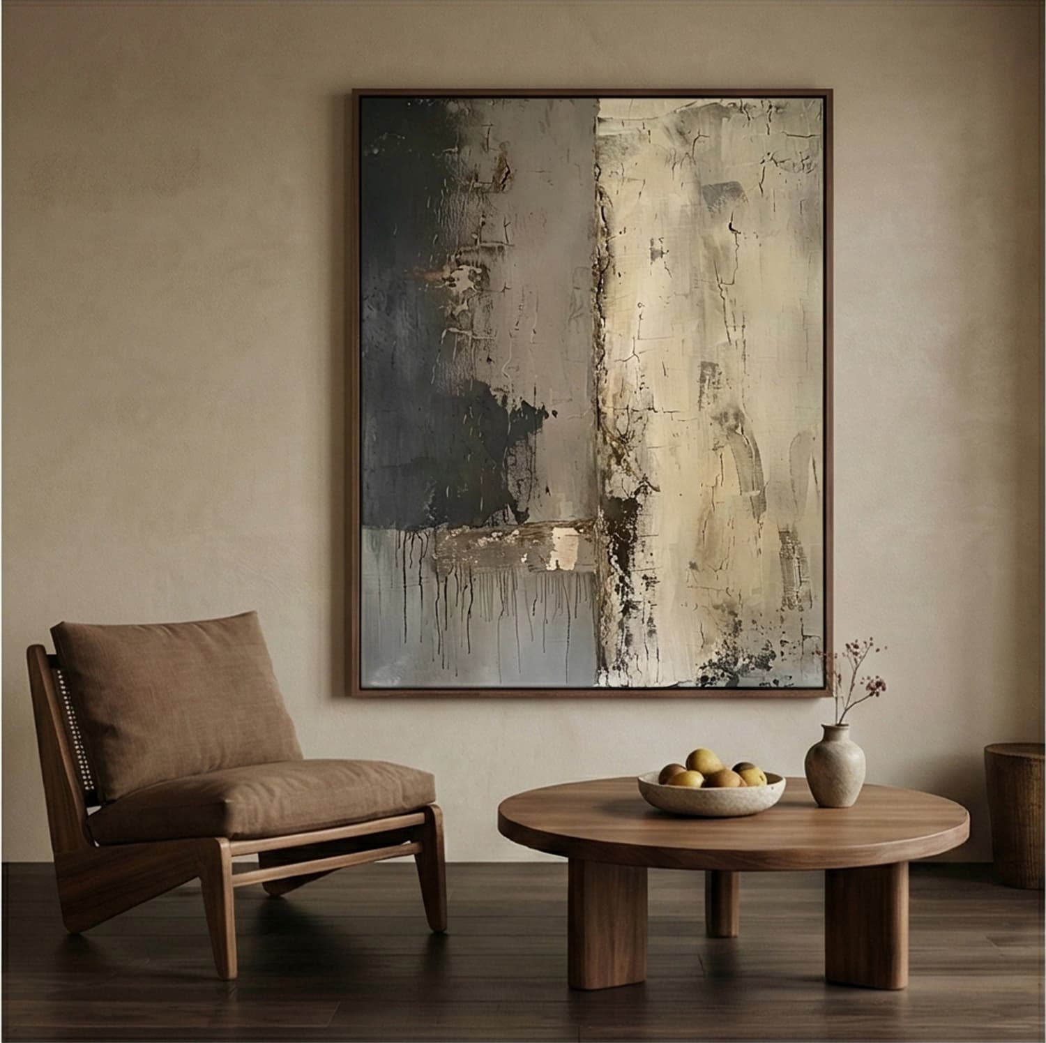 Wabi-Sabi Art | Sites of Erosion Boundary Earth Tone Wall Decor