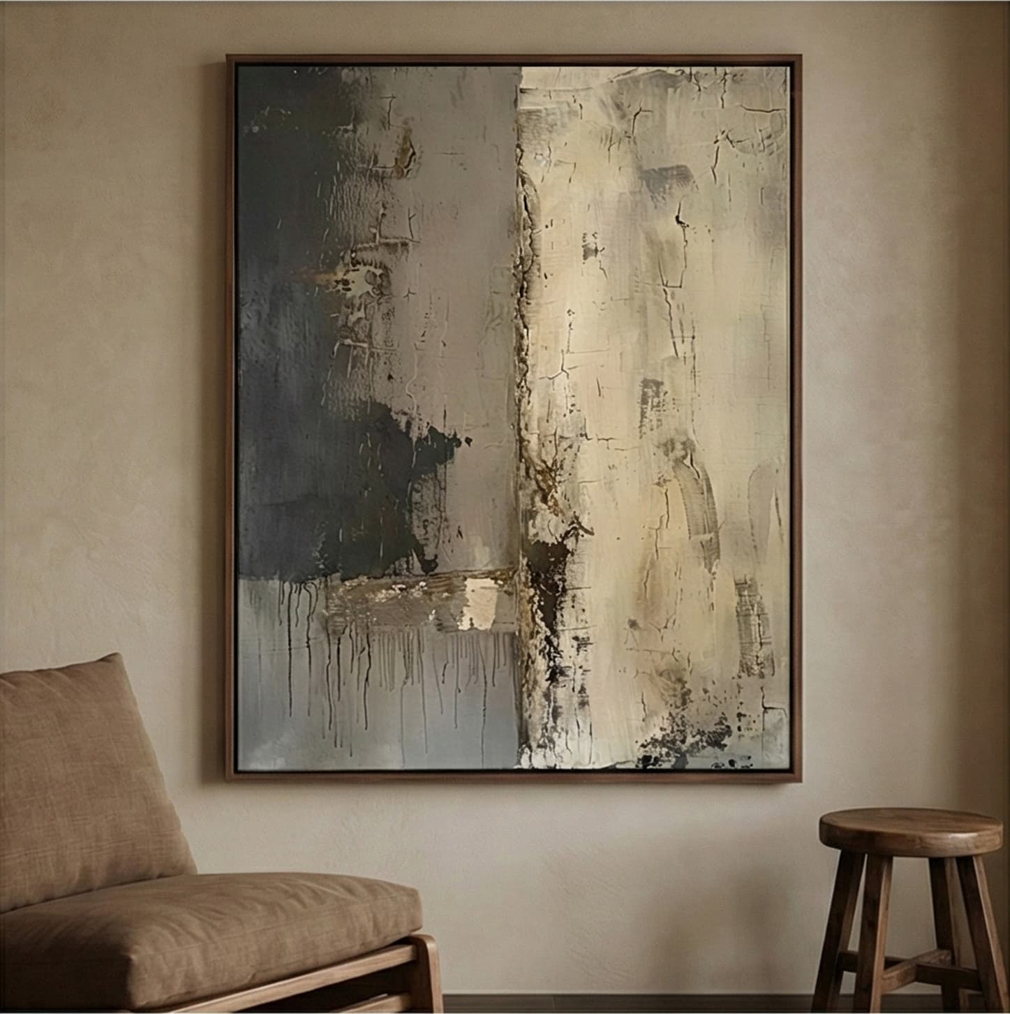 Wabi-Sabi Art | Sites of Erosion Boundary Earth Tone Wall Decor