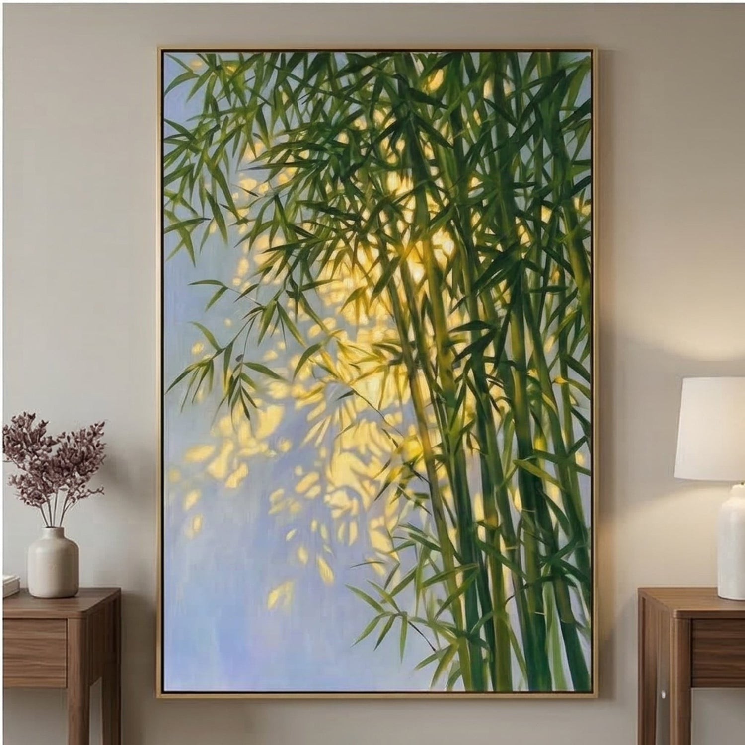 Impressionist Art | Golden Serenity Canvas Landscape Wall Art