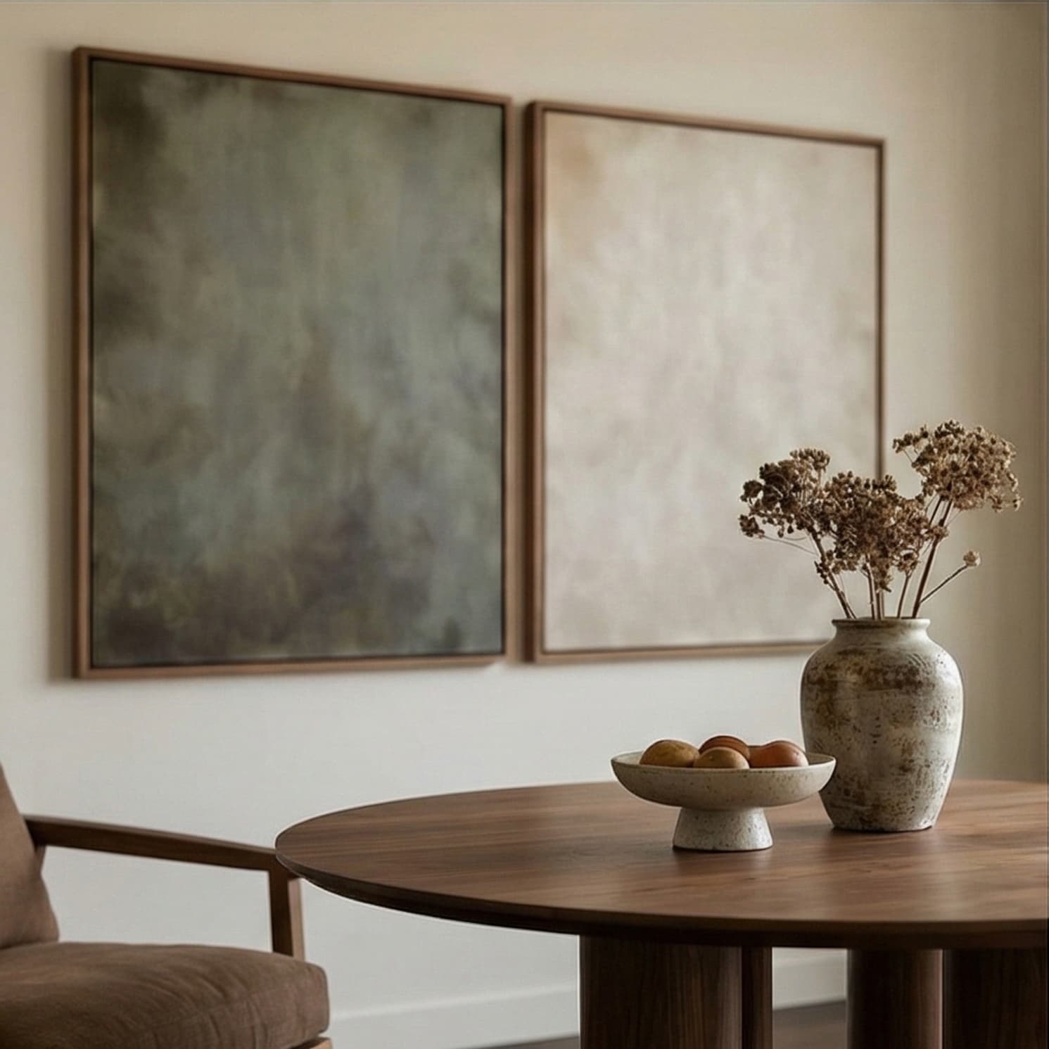 Wabi-Sabi Art | Grey Breath Neutral Textured Wall Art