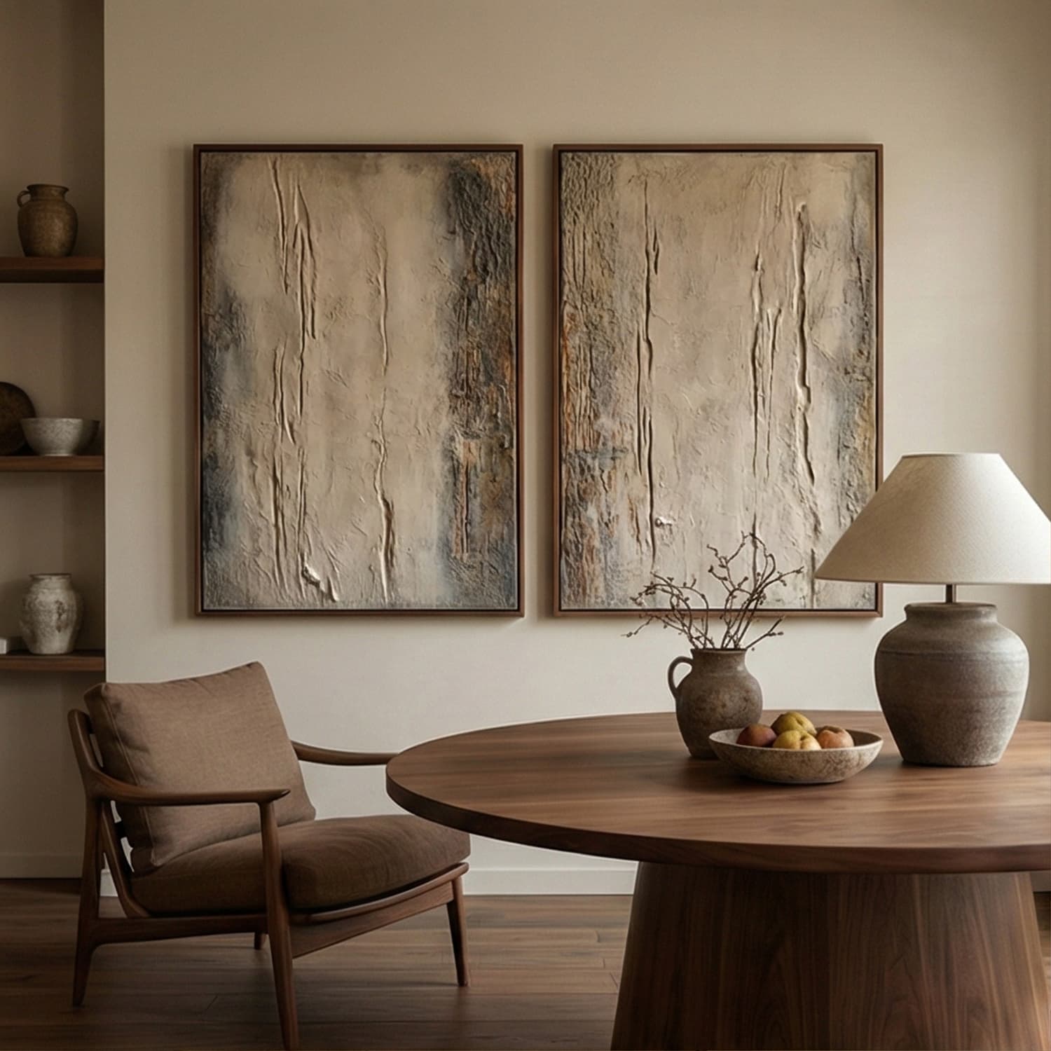 Wabi-Sabi Art | Sites of Erosion-Origin Calm Bedroom Wall Art
