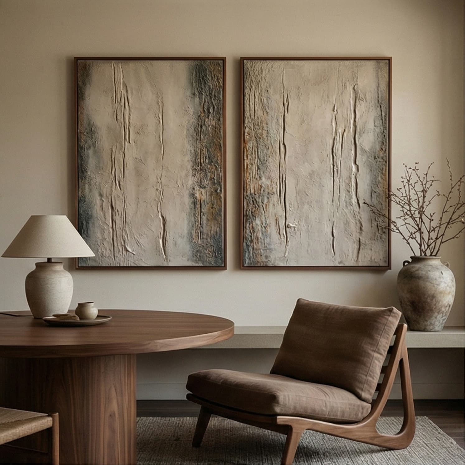 Wabi-Sabi Art | Sites of Erosion-Origin Calm Bedroom Wall Art