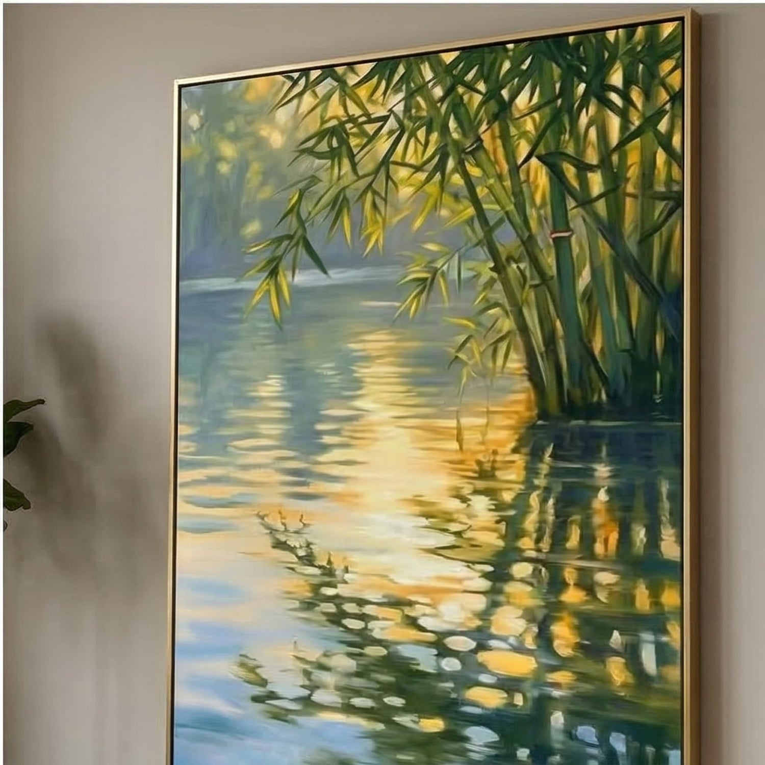 Impressionist Art | Reflective Tranquility Light Filled Bedroom Wall Art