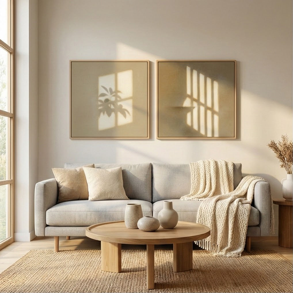 Impressionist Art | Light Study Diptych Canvas Landscape Wall Art