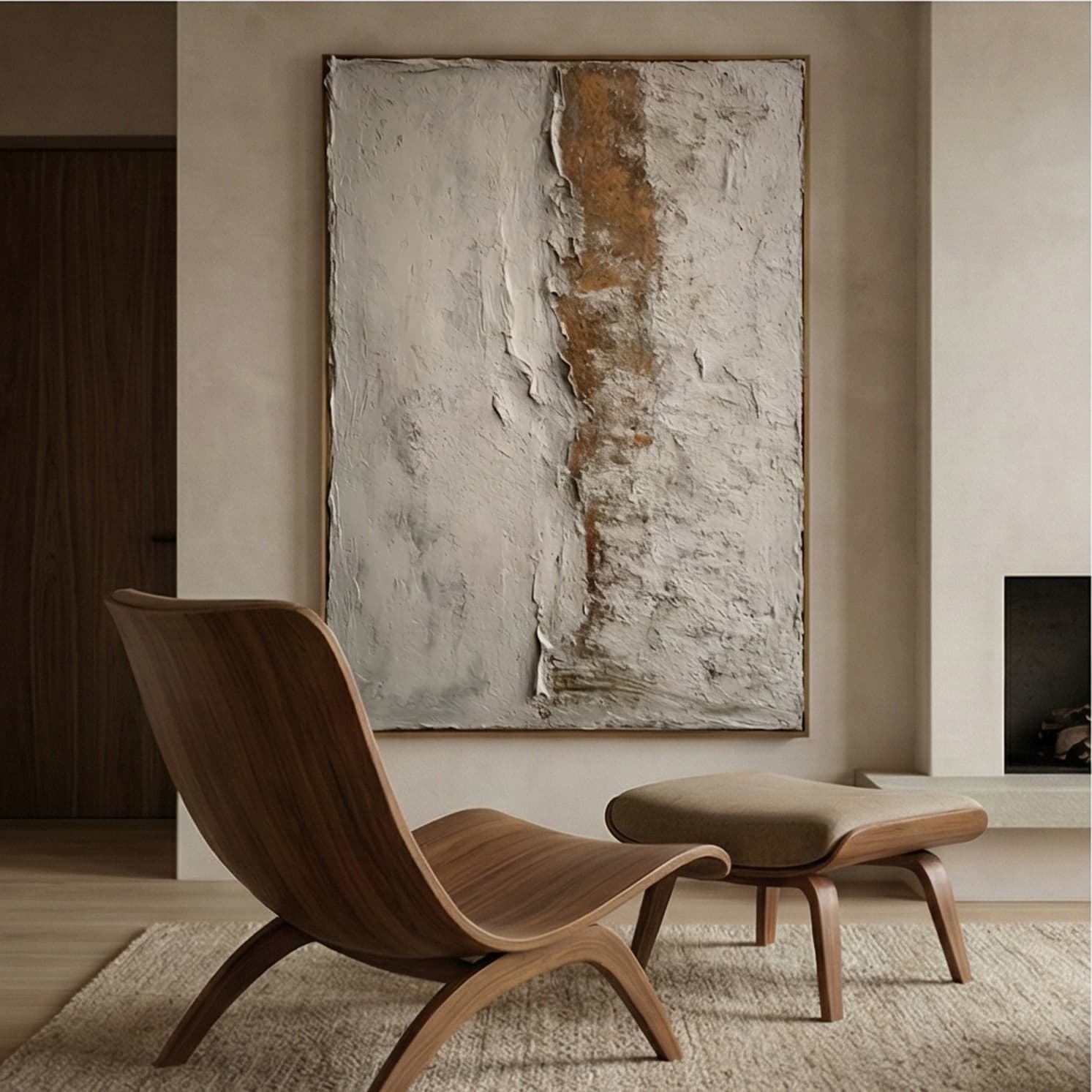 Wabi-Sabi Art | Rust Flow Earth Tone Wall Decor