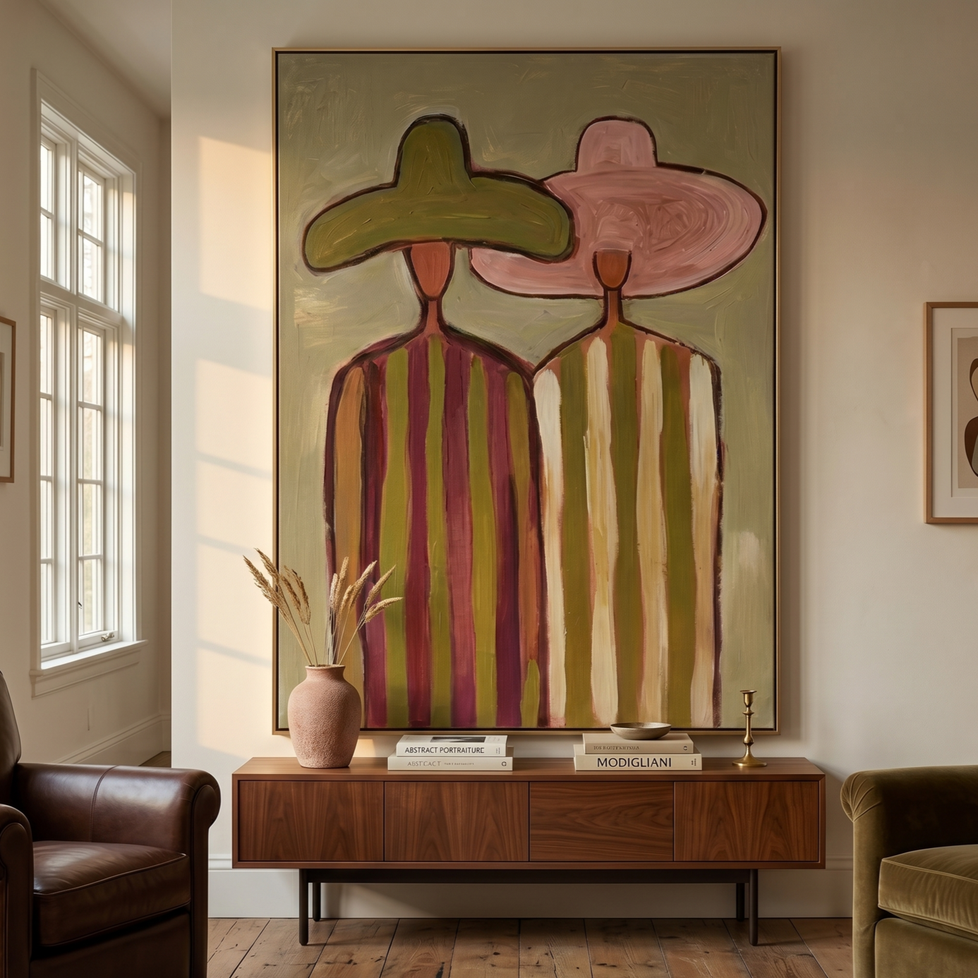 Vintage Americana Art | Harmony in Hue Southwest Home Decor Canvas