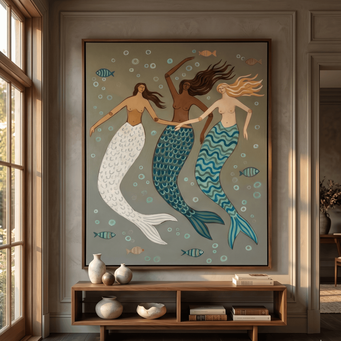 Surreal Art | Sisters of the Current Whimsical Surreal Wall Art