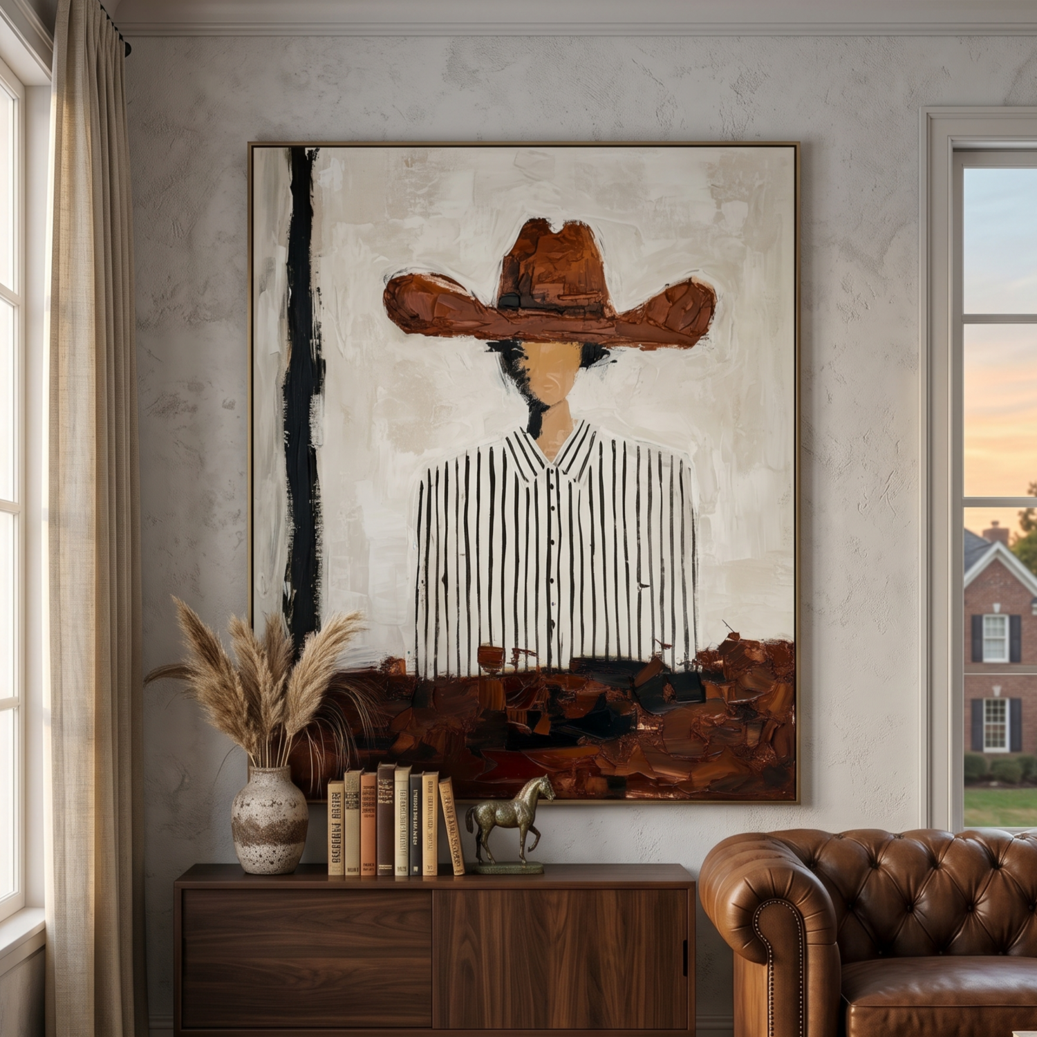 Vintage Americana Art | Vestige of the Range Southwest Home Decor Canvas