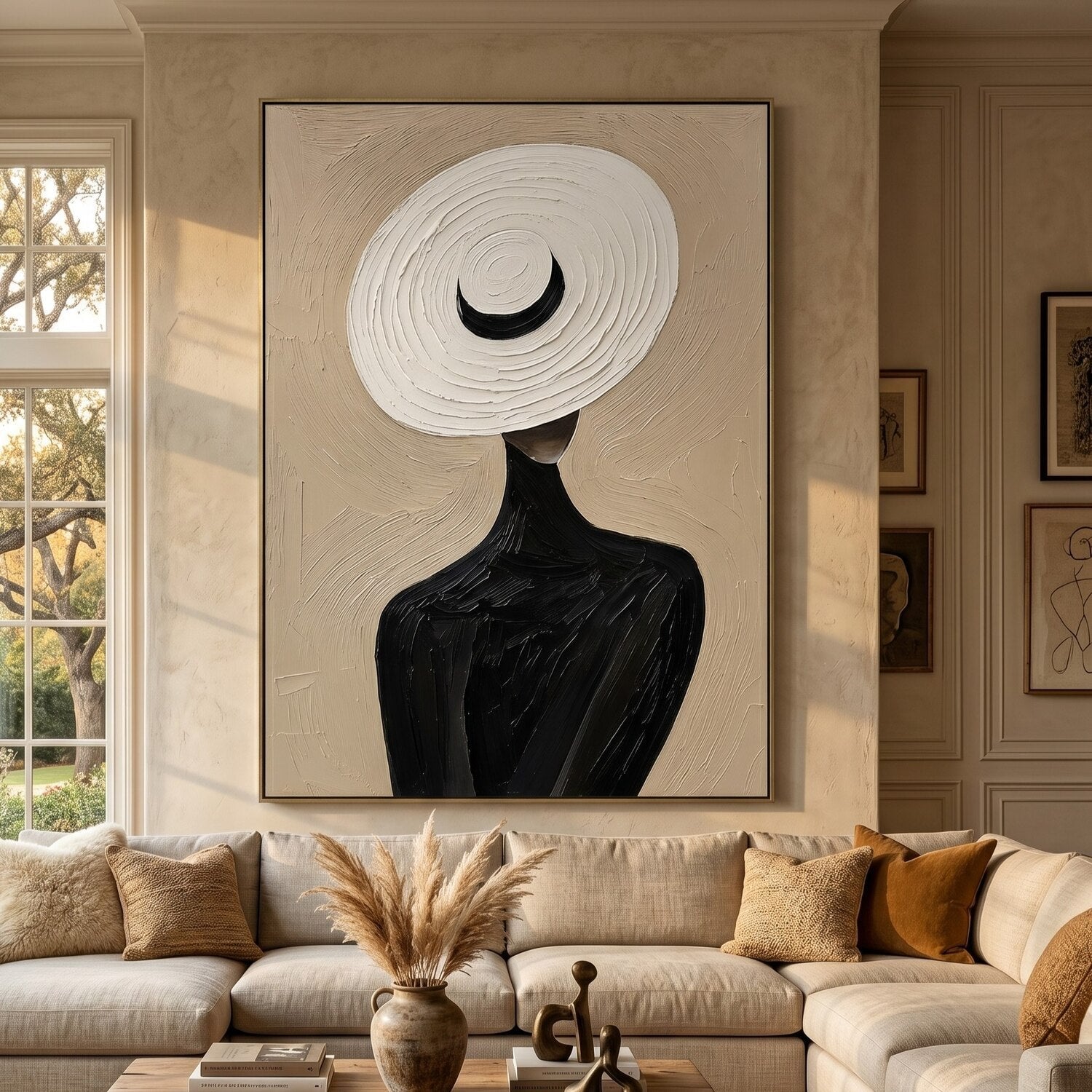 Vintage Americana Art | White Hat Muse Southwest Home Decor Canvas