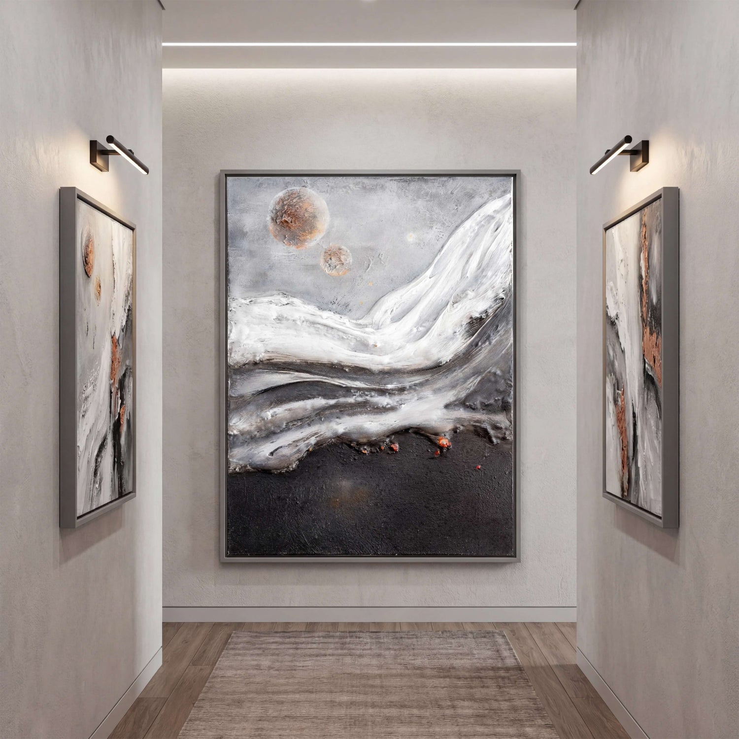 Surreal Art | Cosmic Landscape Drift Whimsical Wall Art