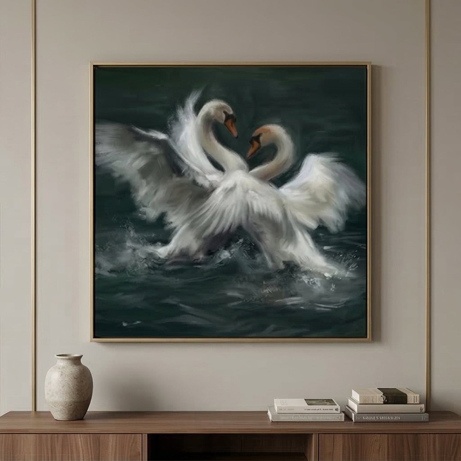 Impressionist Art | Eternal Duet Light Filled Bedroom Wall Art