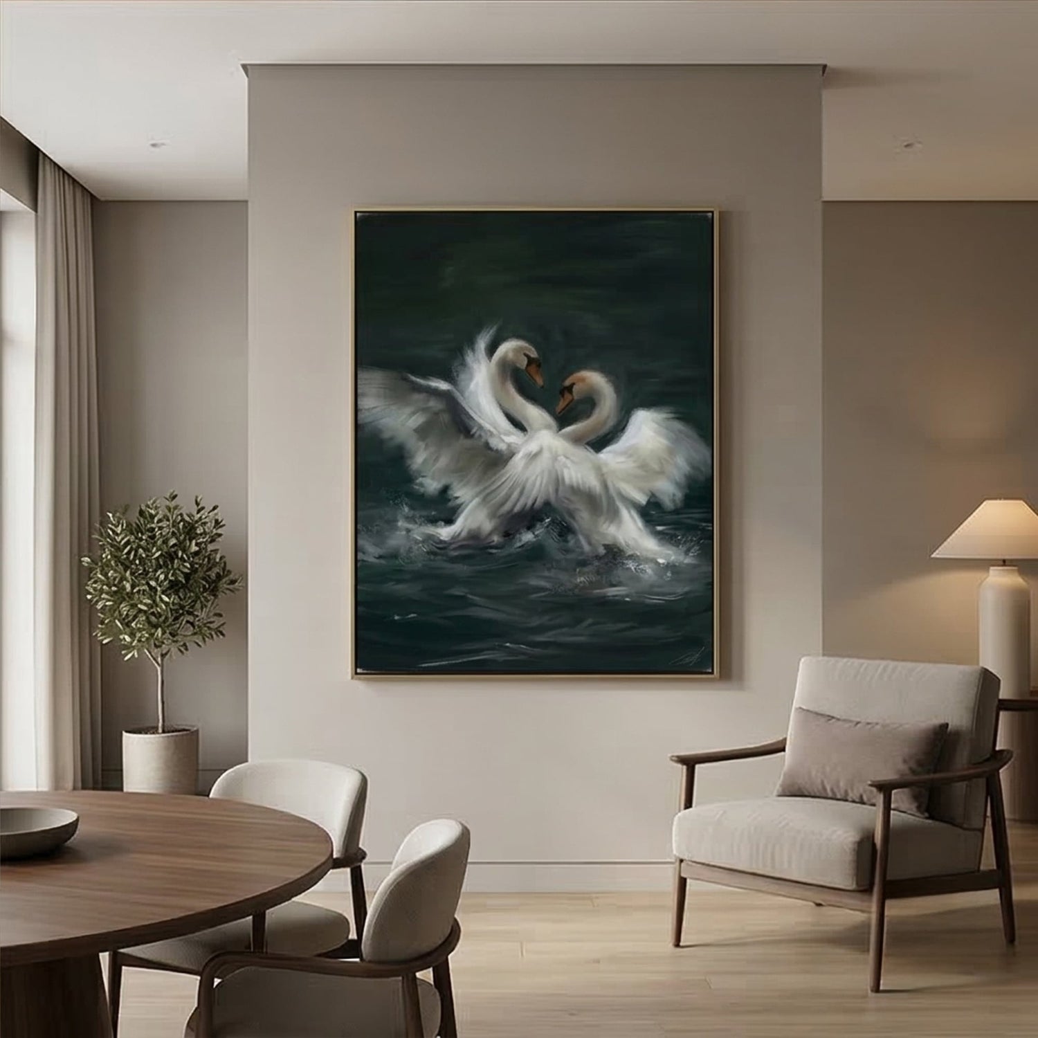 Impressionist Art | Eternal Duet Light Filled Bedroom Wall Art