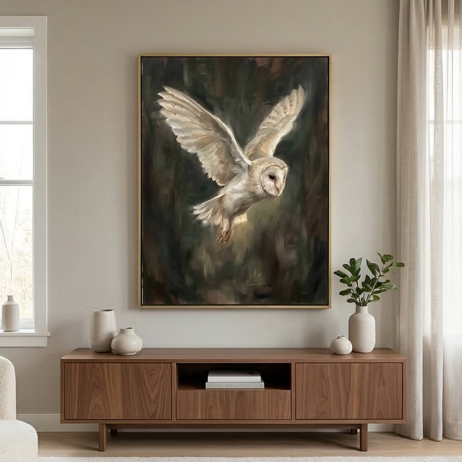 Impressionist Art | Nocturne Flight Floral Canvas Wall Art